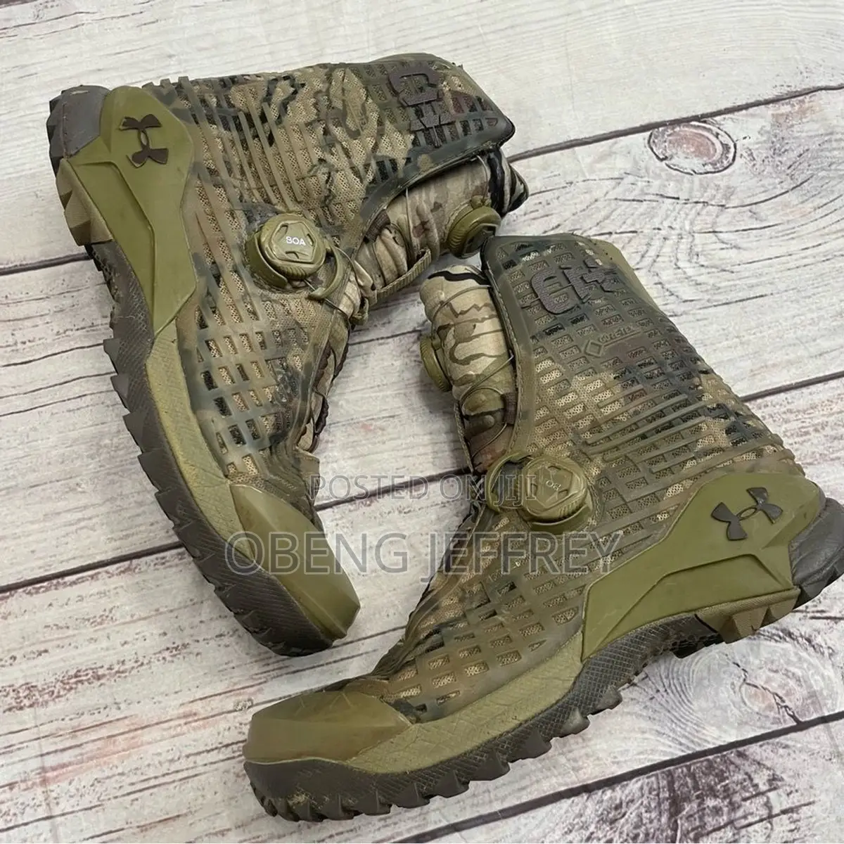 Original Under Armour Goretex Camo Boots