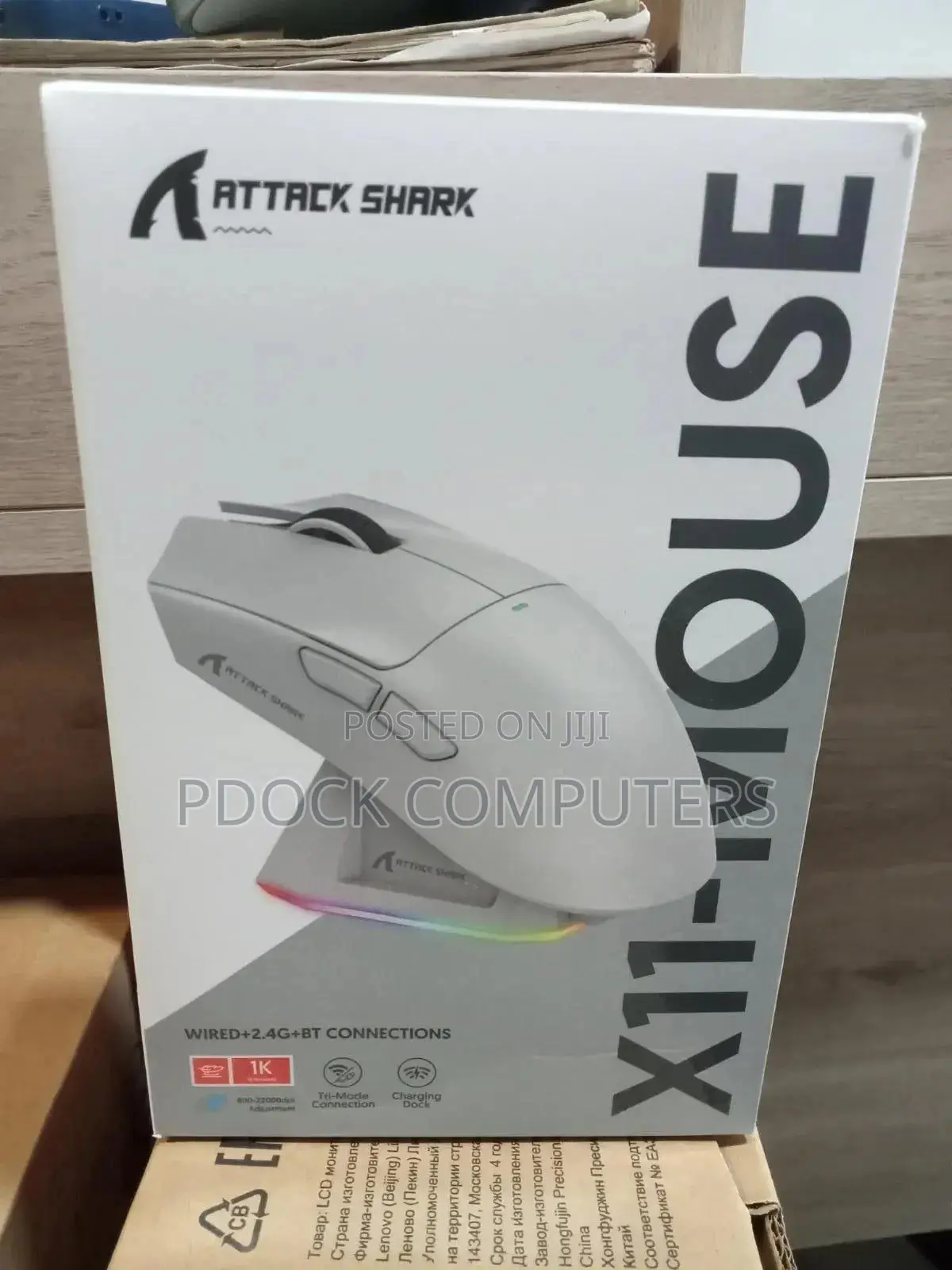 Attack Shark X11 Wireless Gaming Mouse, Paw3311 Sensor