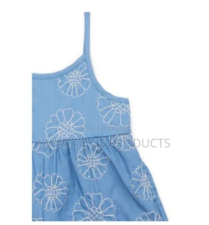 Wonder Nation Girls Sleeveless Romper With Ruffle Hem - 4 and 5 Years
