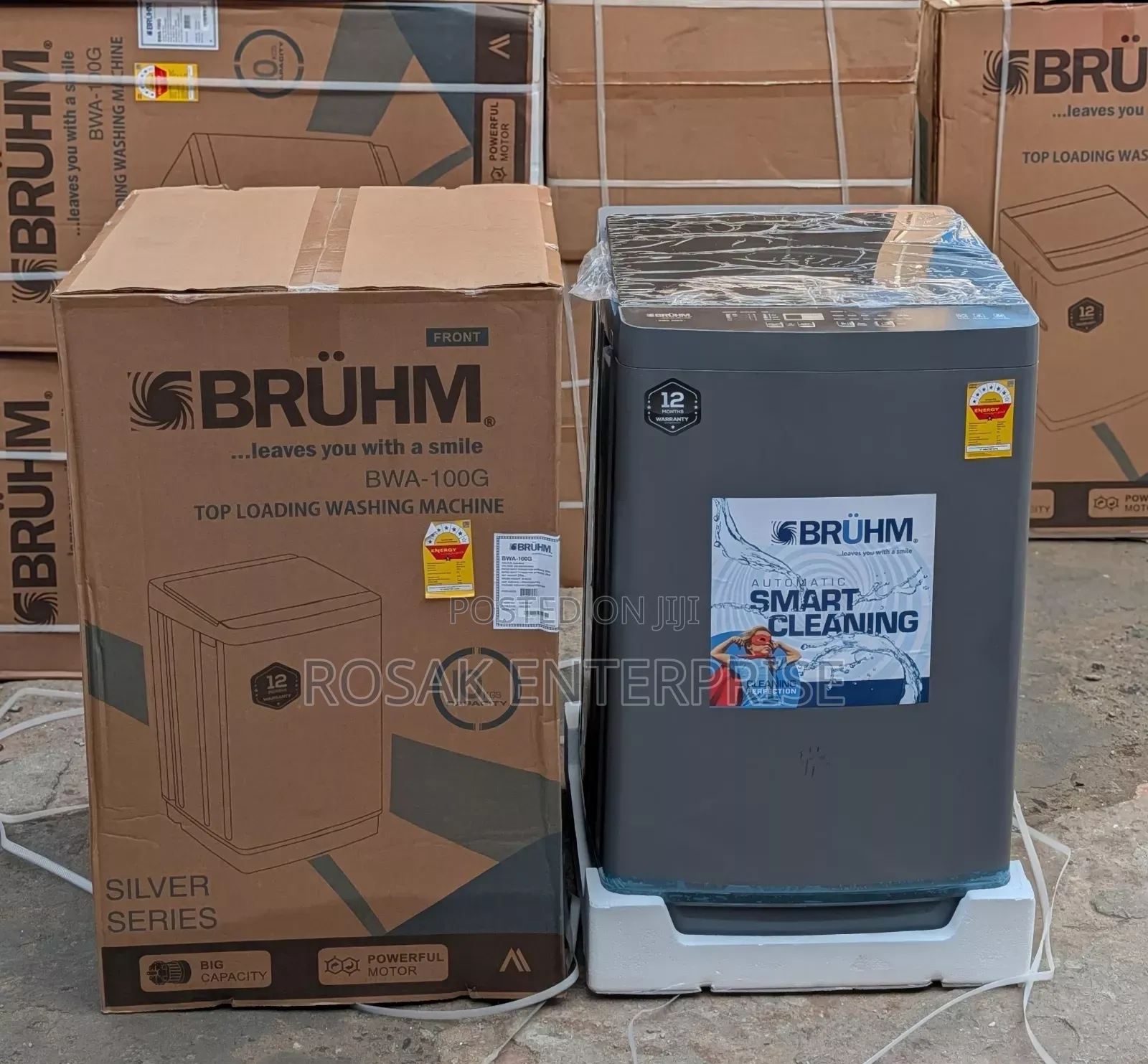 Bruhm 15kg Top Laod Fully Automatic Washing Machine