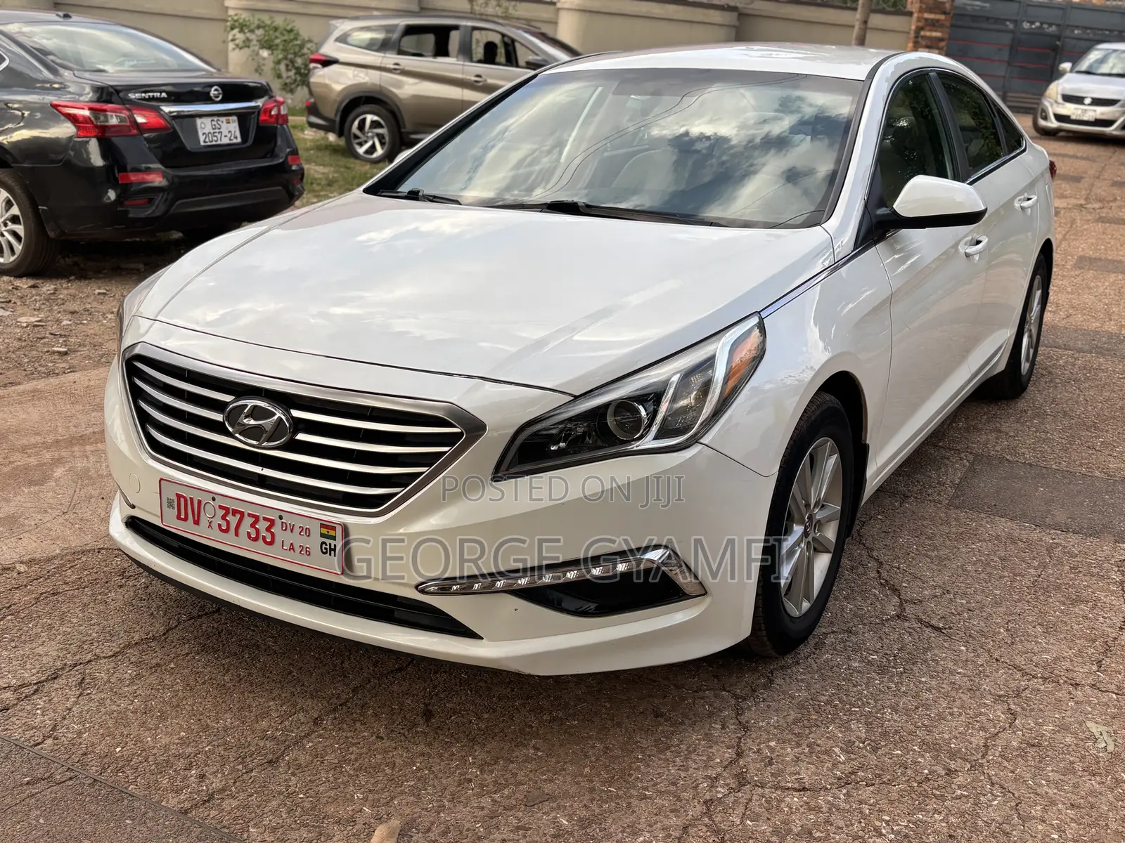 Hyundai Sonata SE 4dr Sedan (2.4L 4cyl 6A) 2015 White
