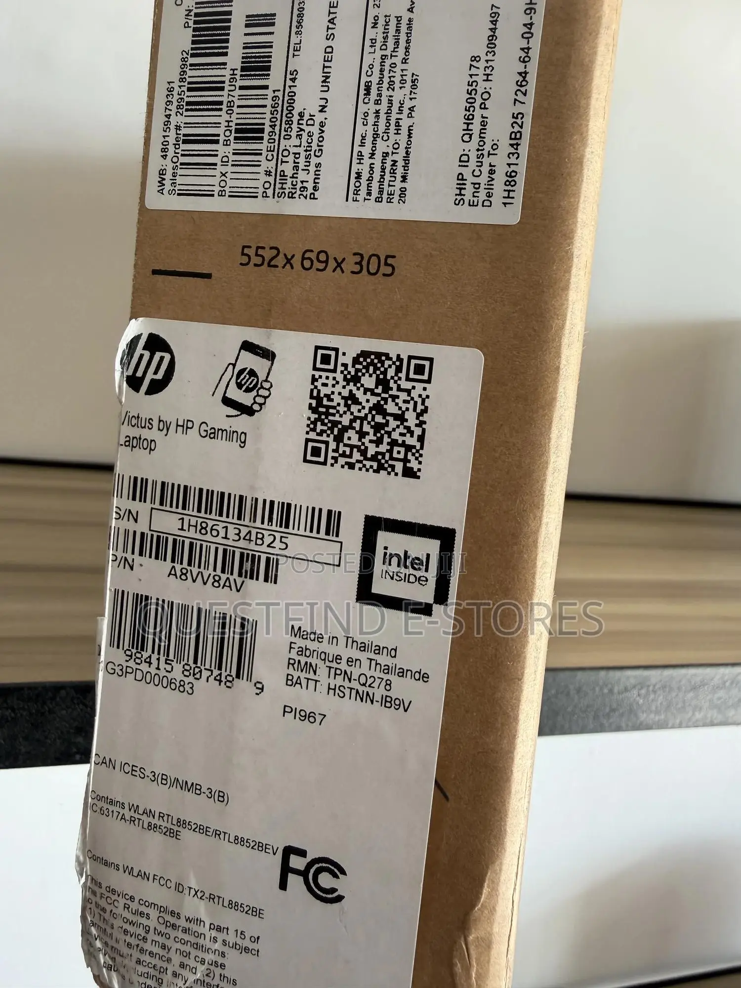New Laptop HP Victus 15 8GB Intel Core 5 SSD 512GB