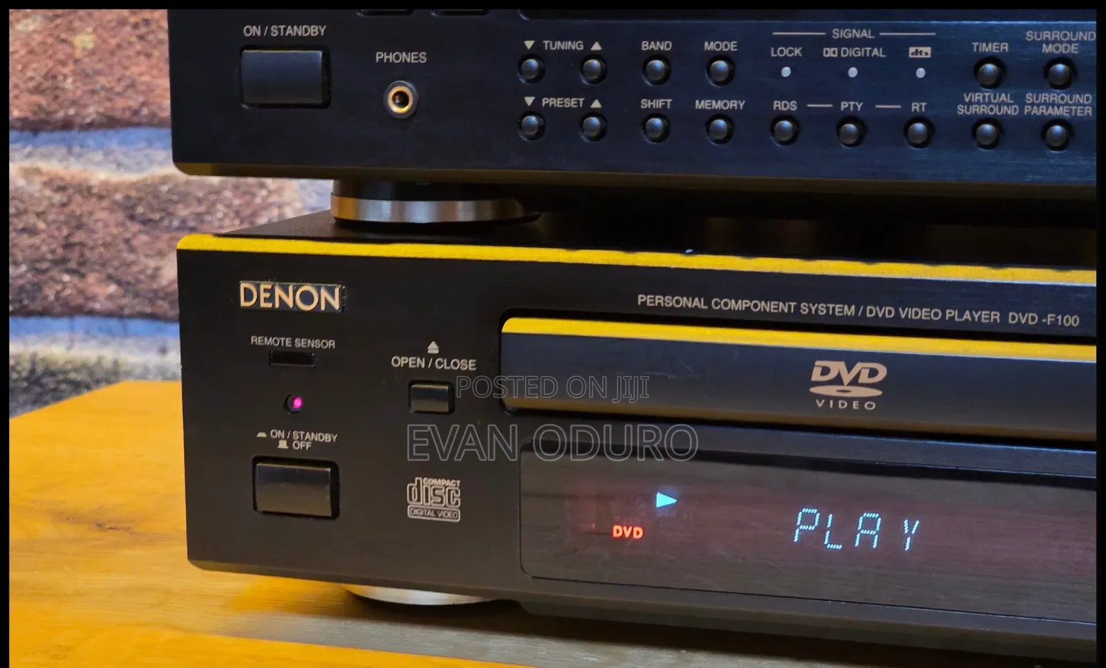 Powerful Denon Compact Av Sound System Optical/Aux/Usb/Bluetooth,Dvd