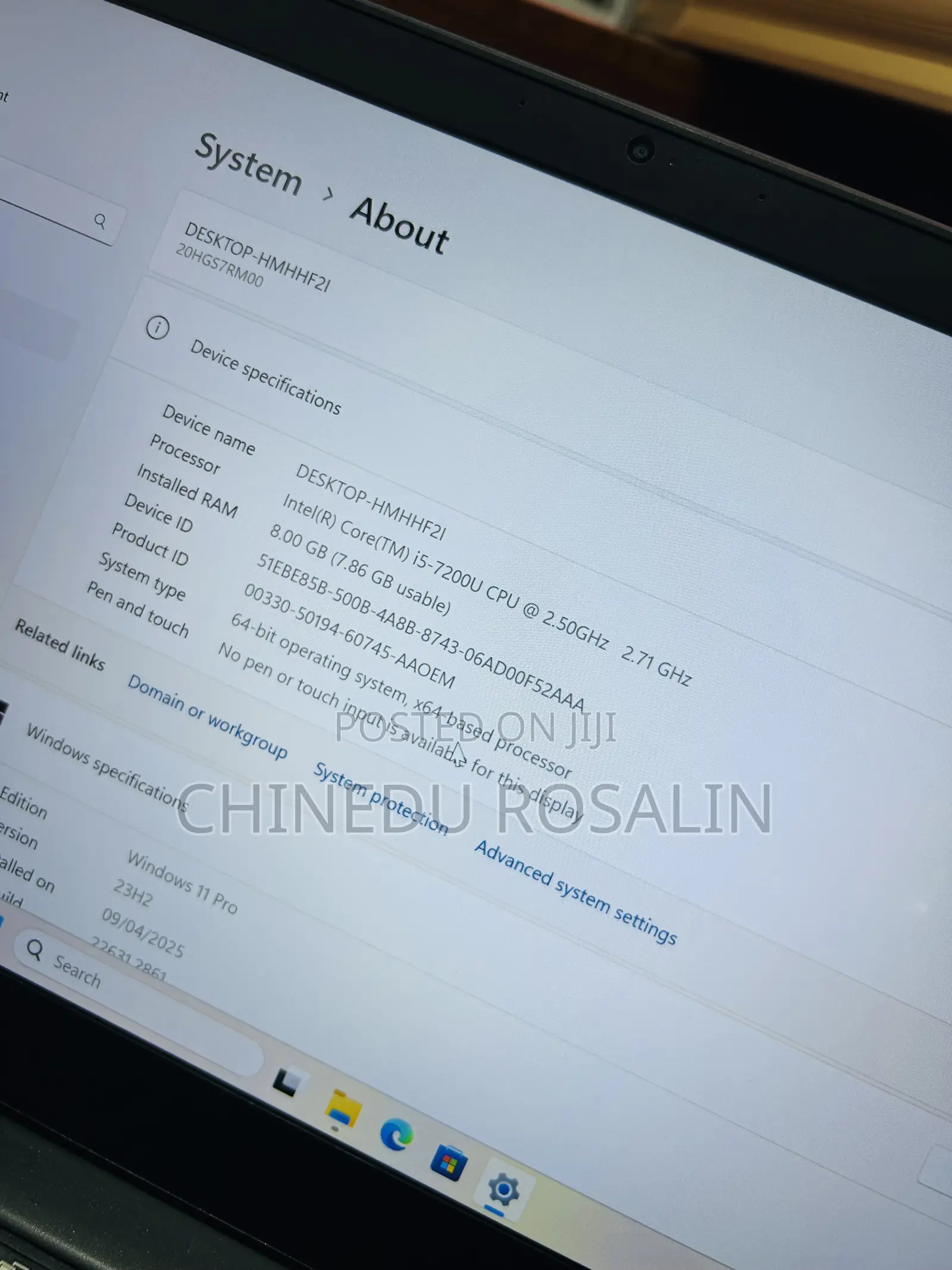 Laptop Lenovo ThinkPad T470s 8GB Intel Core i5 SSD 256GB