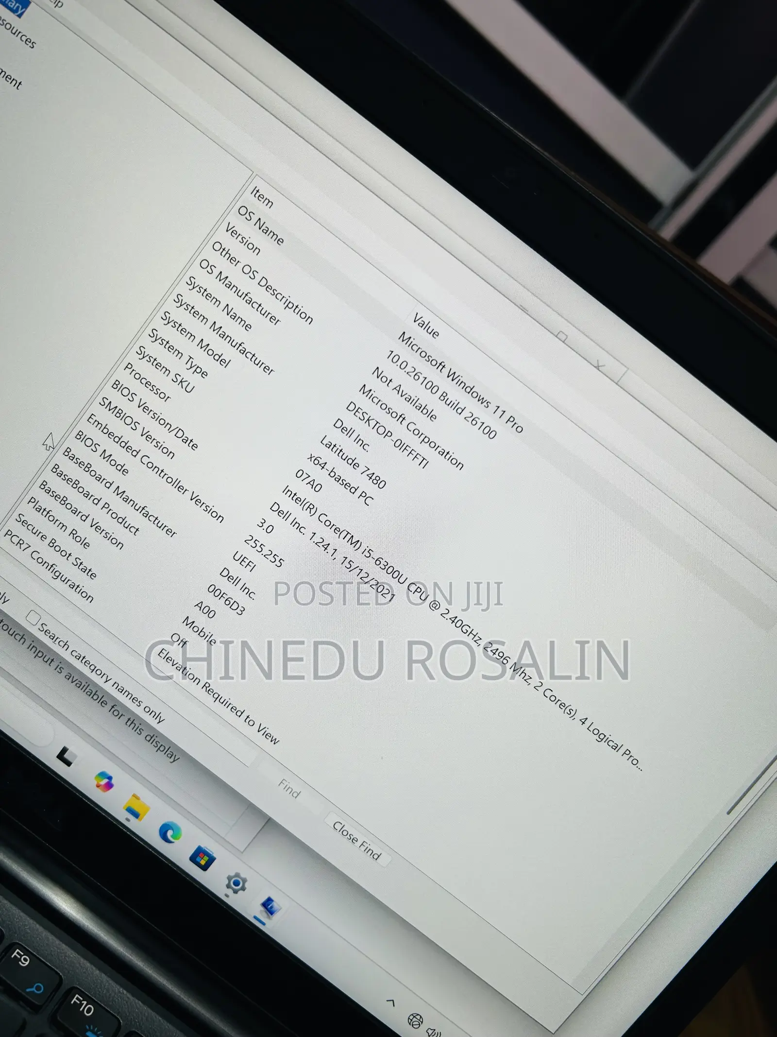 Laptop Dell Latitude 7480 8GB Intel Core i5 SSD 256GB