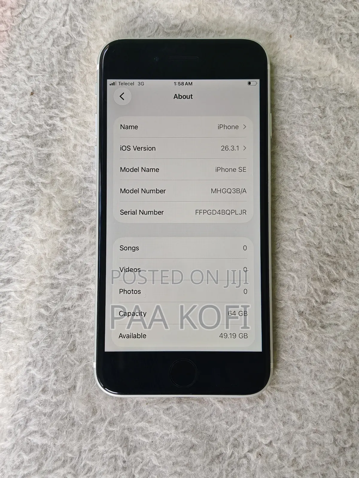 Apple iPhone SE (2020) 64 GB White