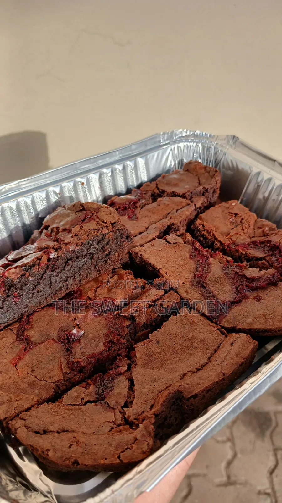 Chocolate Filled Fudgy Brownies