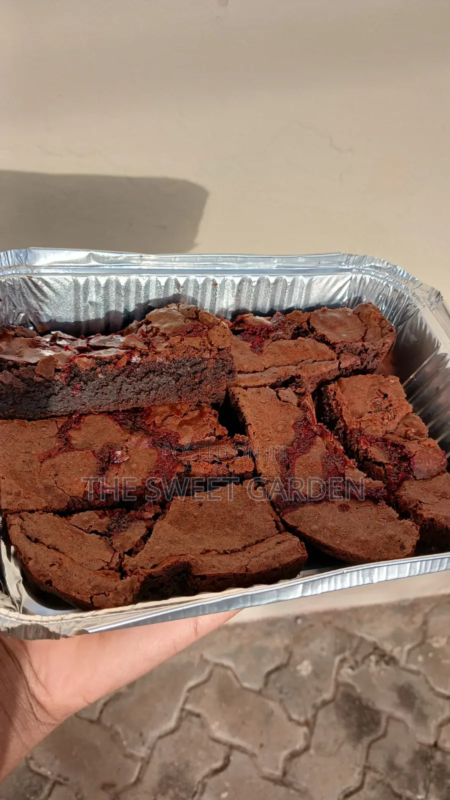 Chocolate Filled Fudgy Brownies