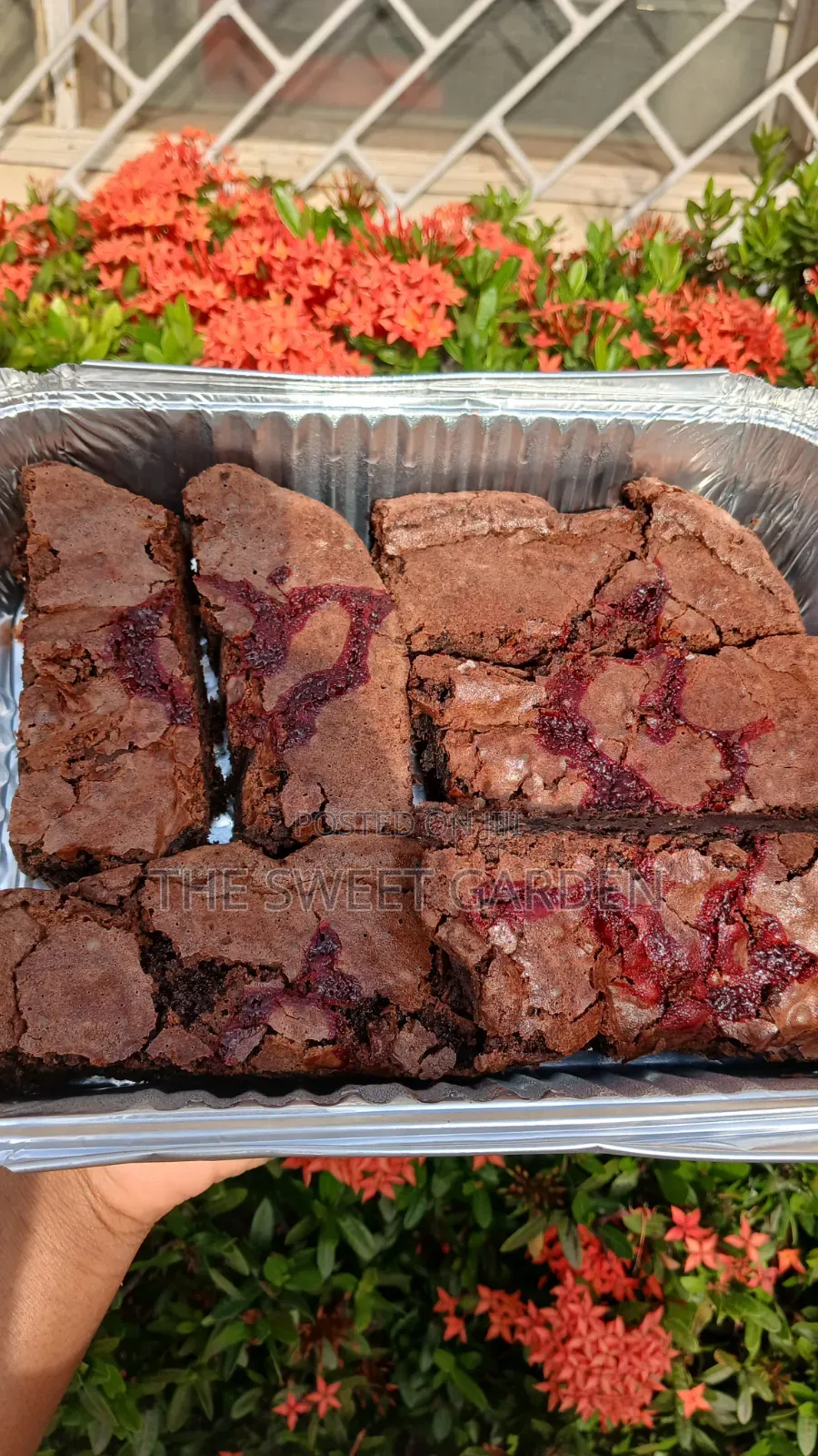 Chocolate Filled Fudgy Brownies