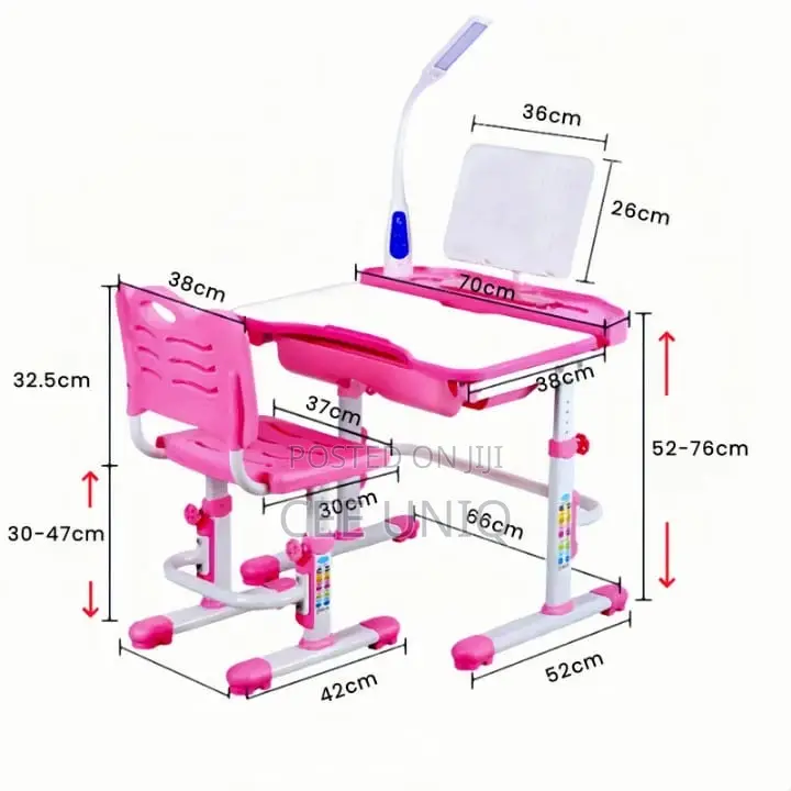 Elegance Kids Adjustable Table and Chair