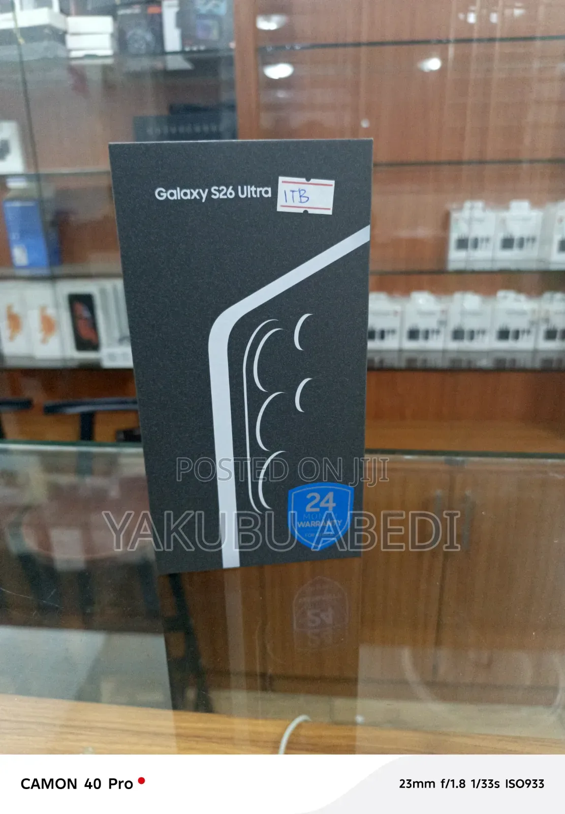New Samsung Galaxy S26 Ultra 5G 1 TB Black