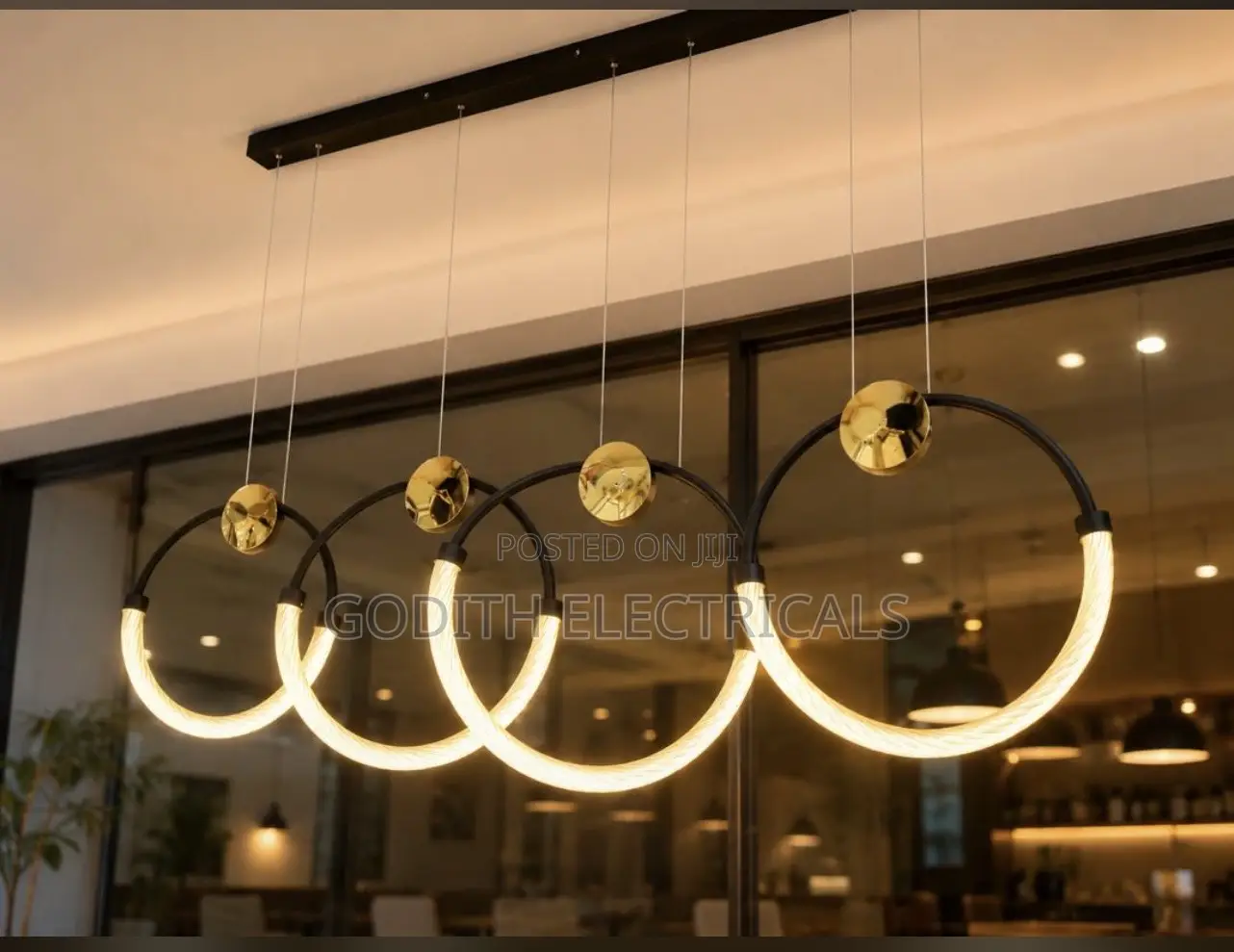 Pendant Light With Four Rings