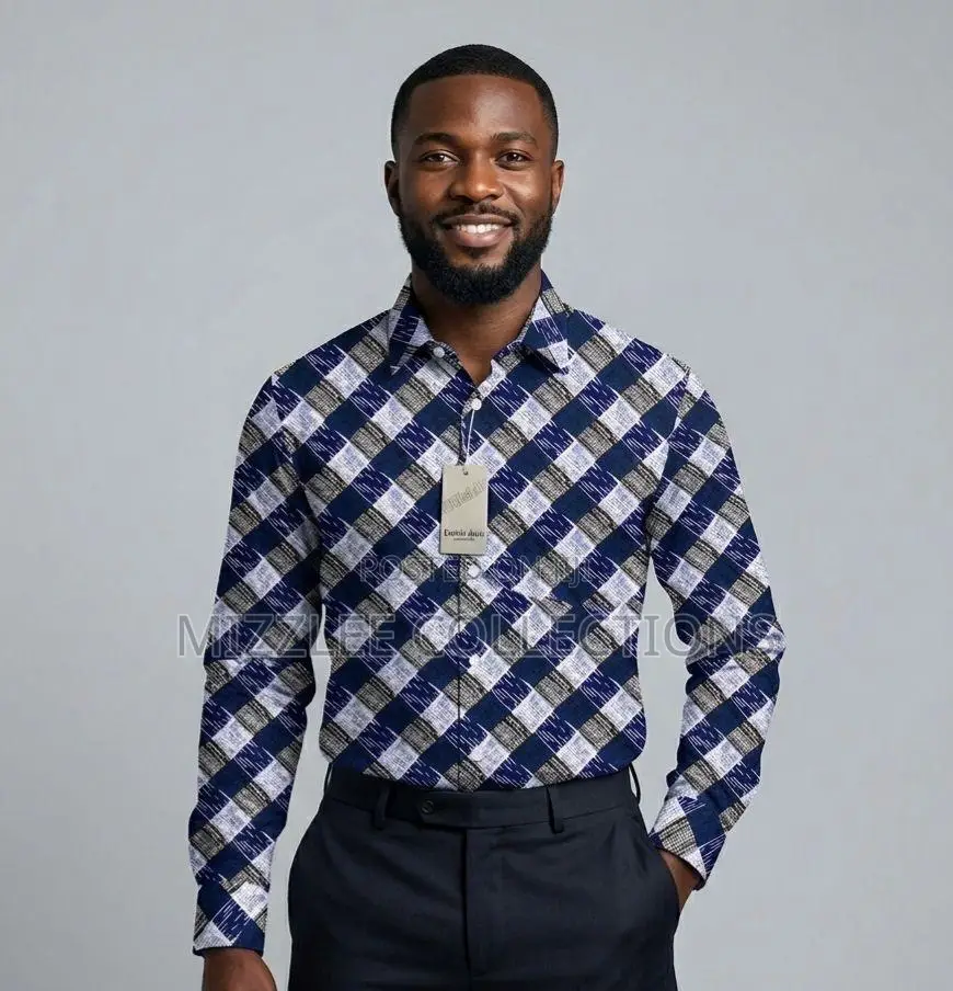 Stripes Long Sleeves Shirt for Men in M-3xl