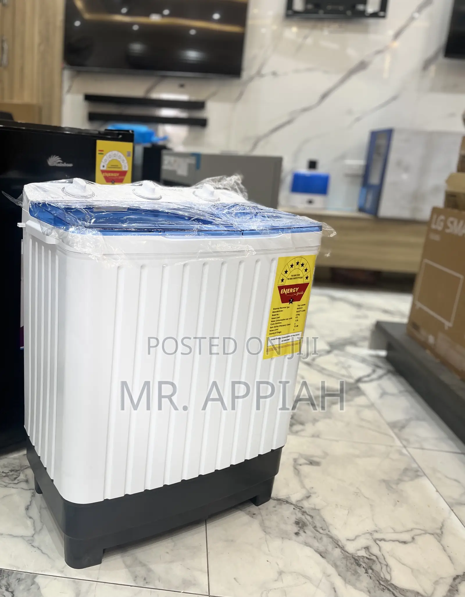 Premium Design Nasco Spin Dry Top Load Electric Washing Machine 