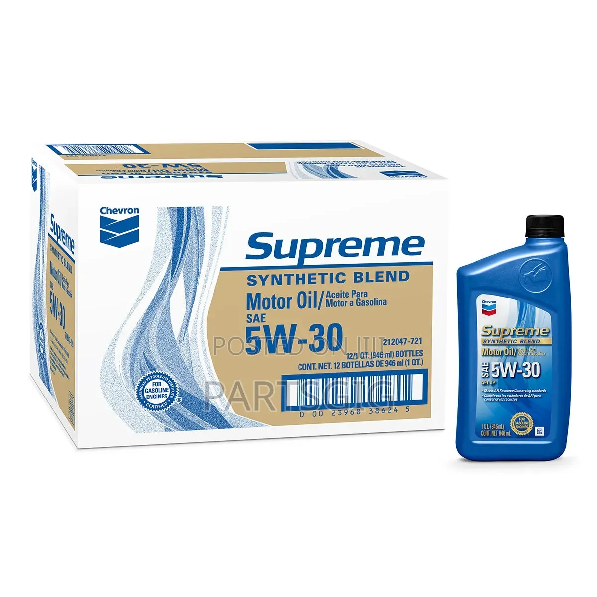 Chevron Supreme 5w-30 Engine Oil Available