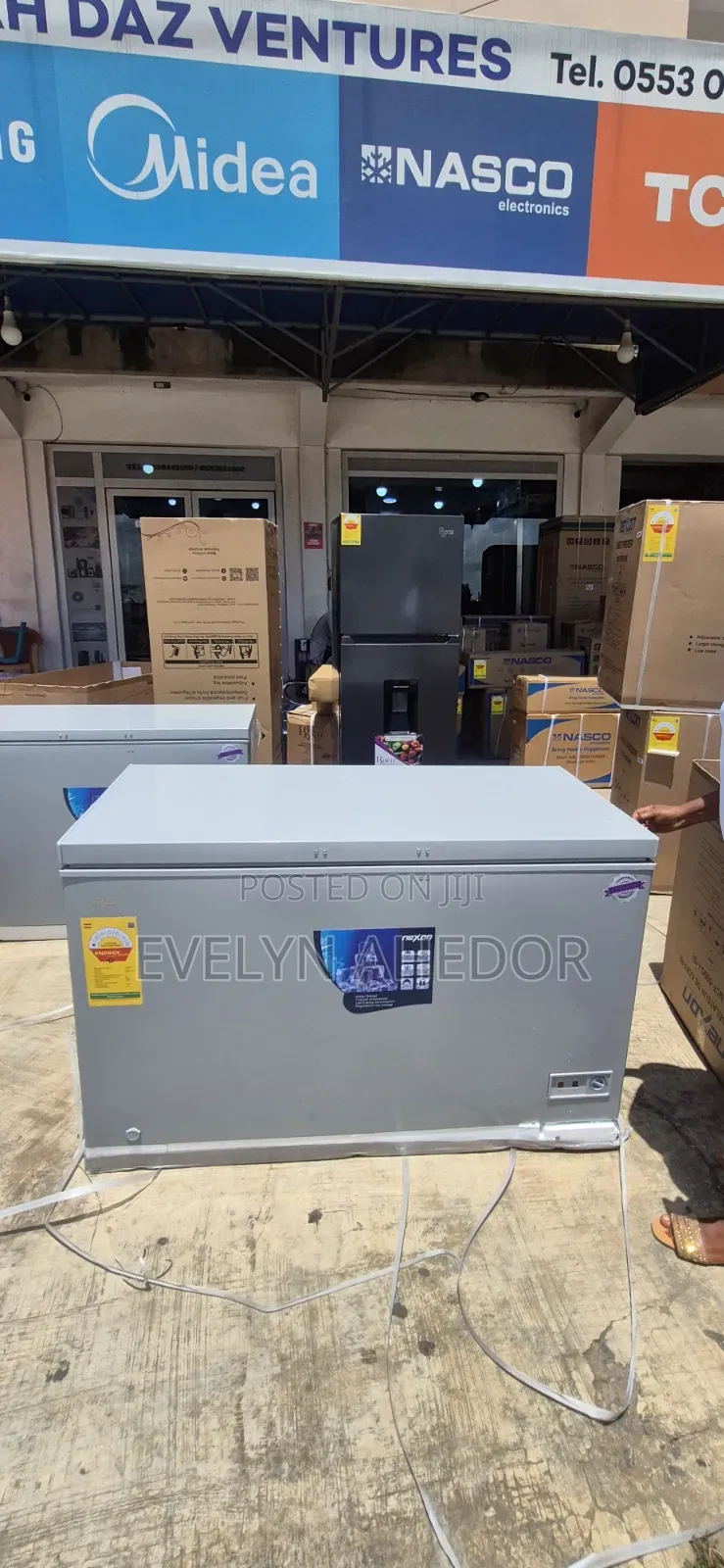 Nexon Chest Freezer 400litres Silver Colour Available