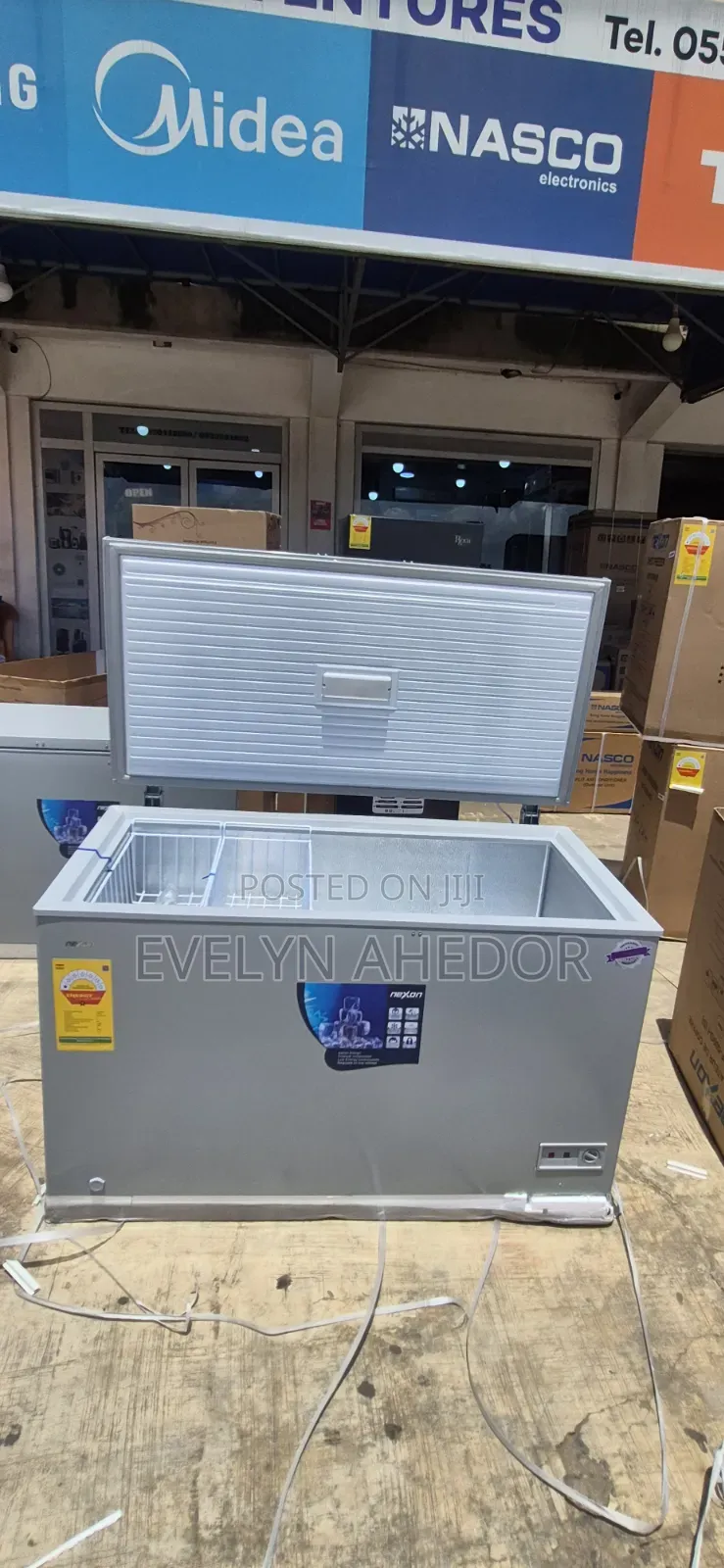 Nexon Chest Freezer 400litres Silver Colour Available