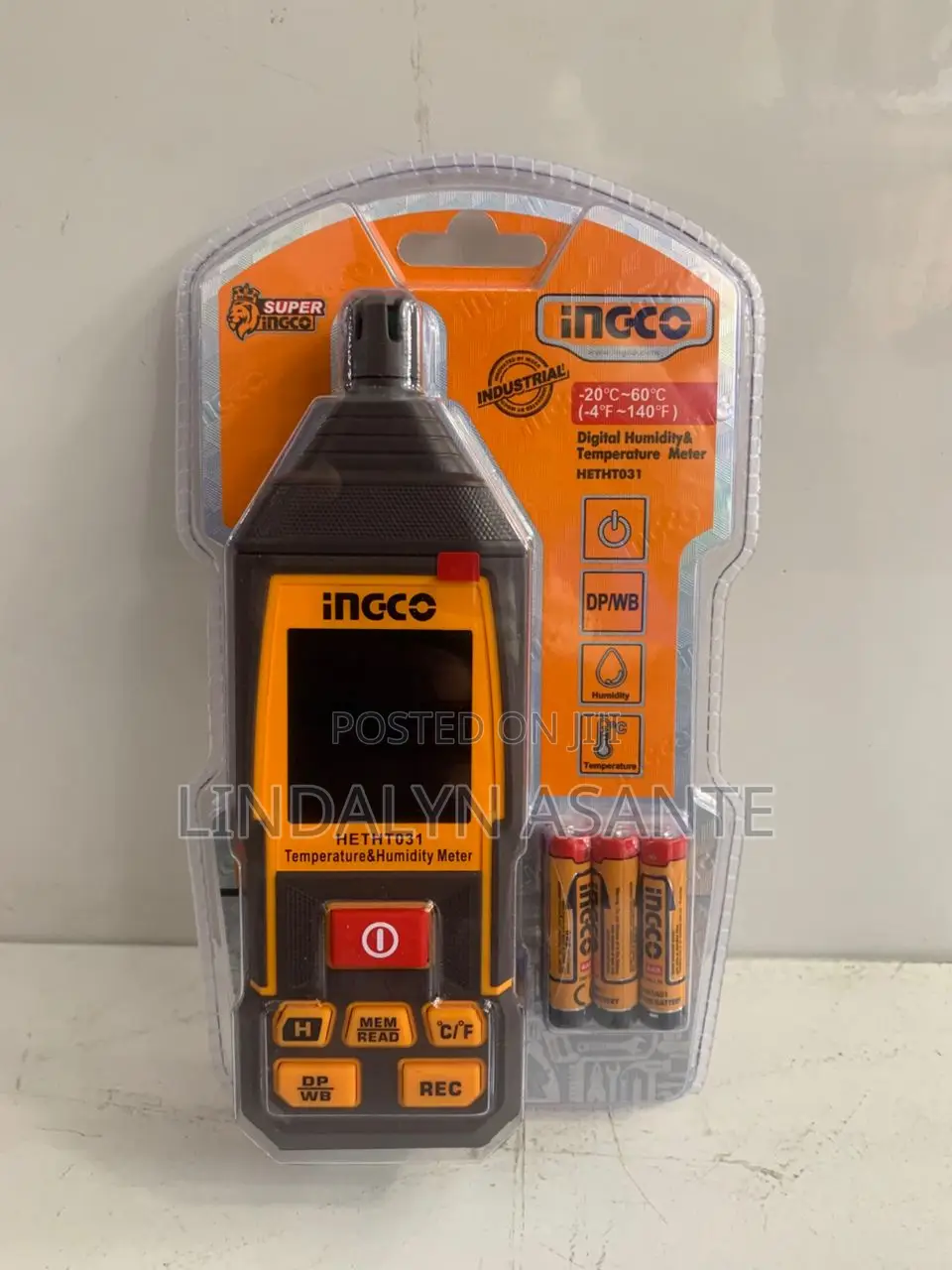 Digital Humidity Temperature Meter- Hetht031