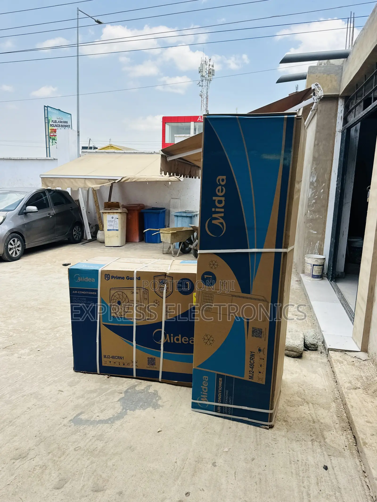 Auto Protection Air Conditioner Floor Midea 5hp
