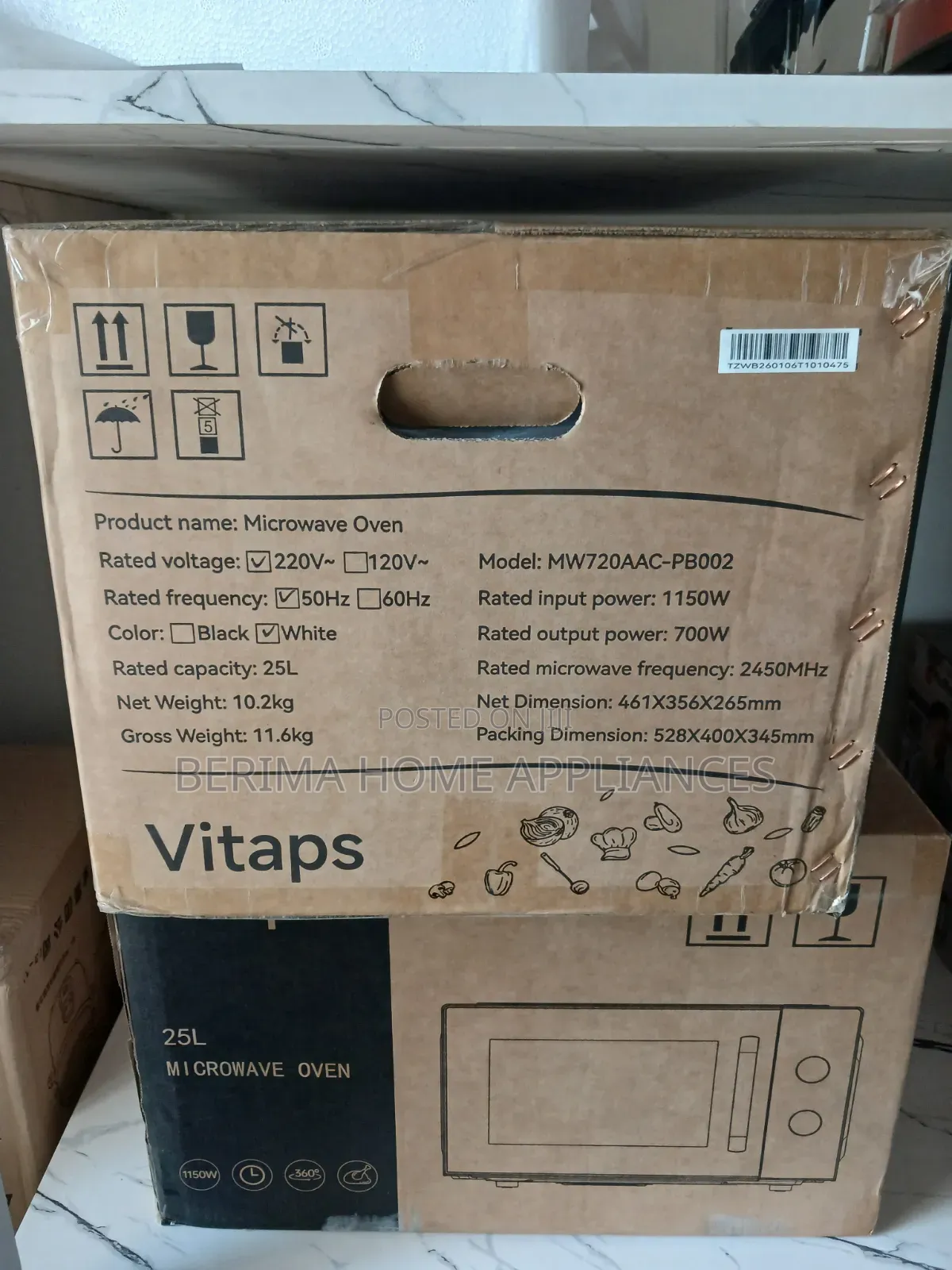 Vitaps 25l Microwave Oven