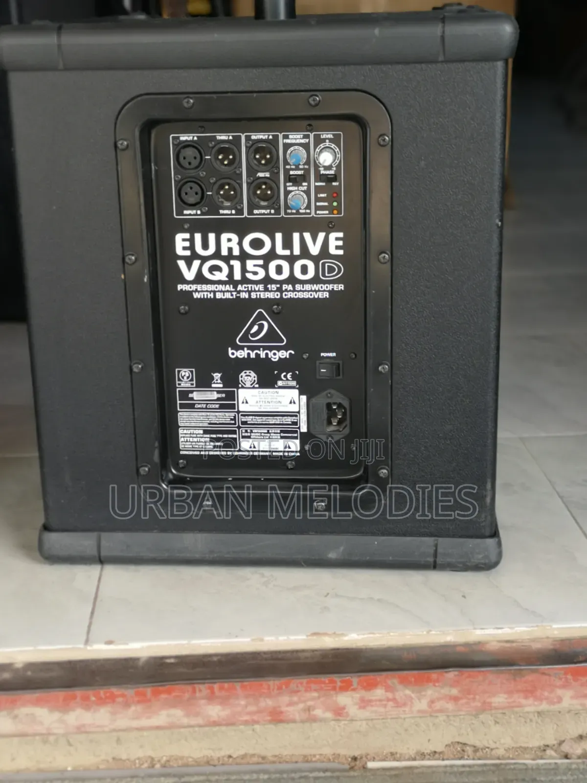 Behringer Eurolive Vq1500d Professional Active Subwoofer
