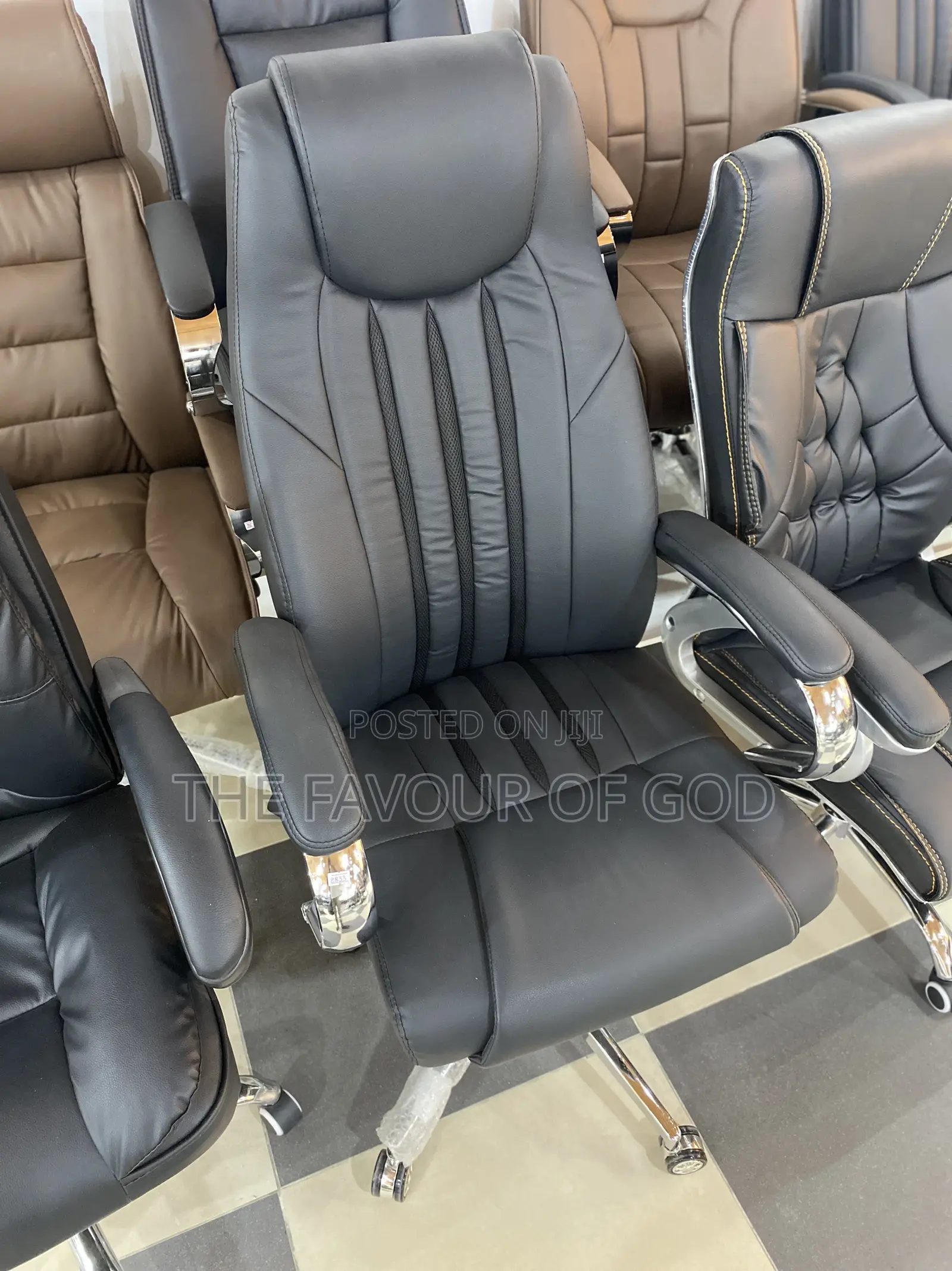 A Well Made Leather Office Chair