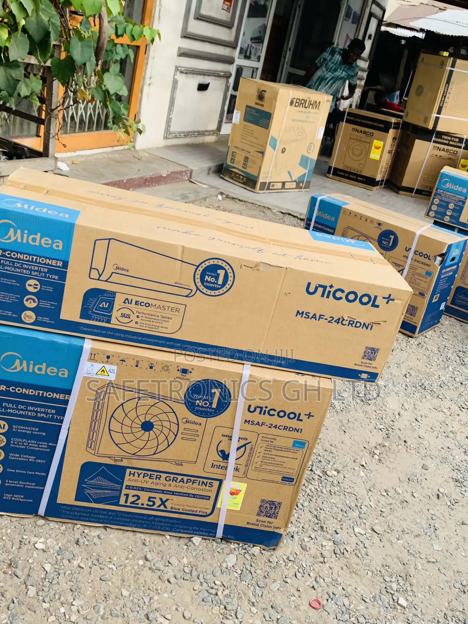 Choose Anti-Rust Midea 2.0hp Non-Inverter R410 Split Air Conditioner