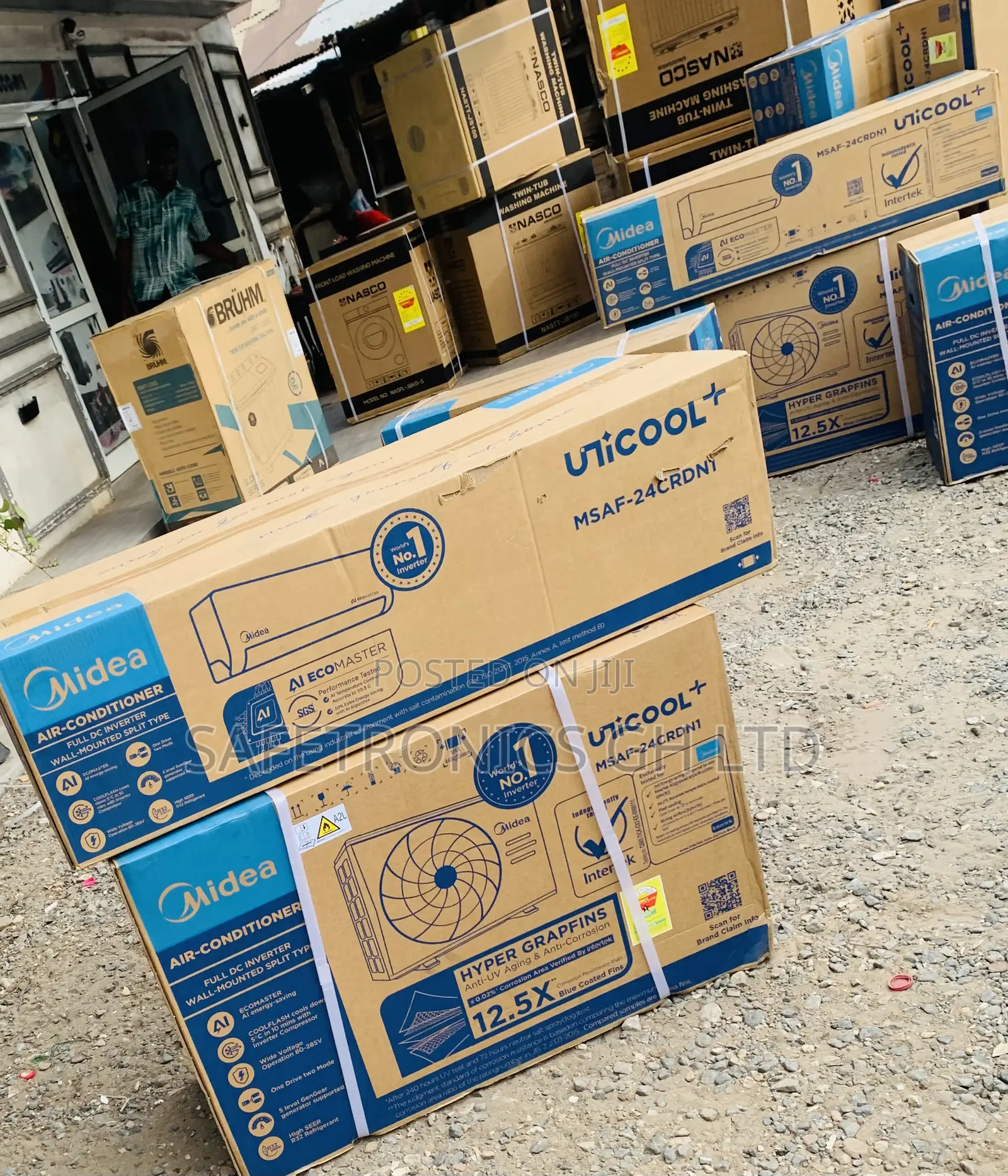 Durable Fast Midea 2.0hp Non-Inverter R410 Split Air Conditioner
