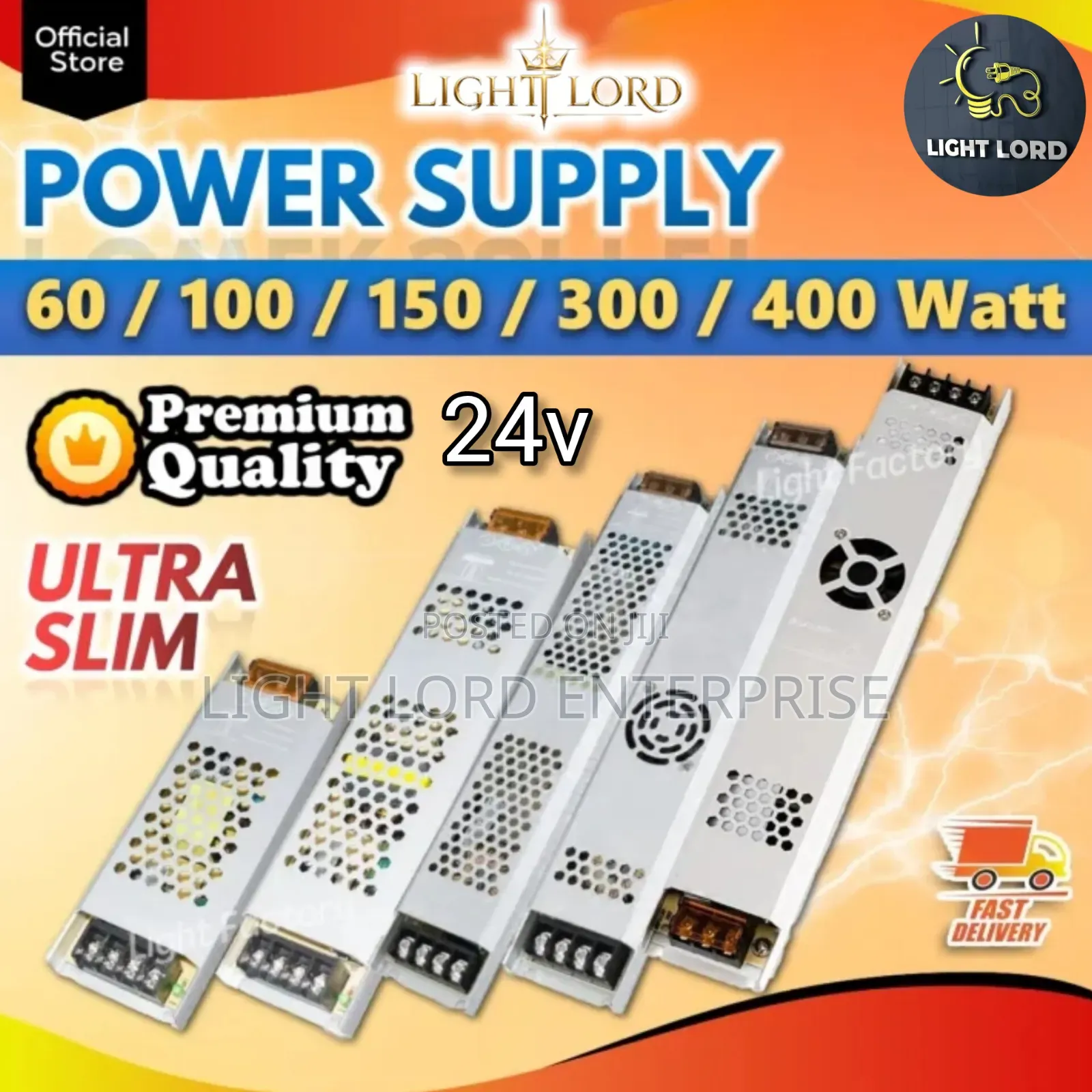Premum Quality Wild Application 400watts Power Supply 24v
