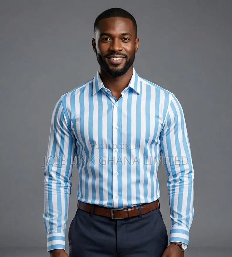 Zaraman/ Daniel Aluo Striped Long Sleeved Shirts Available Now