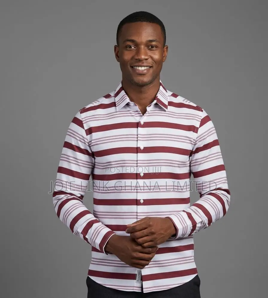 Zaraman/ Daniel Aluo Striped Long Sleeved Shirts Available Now