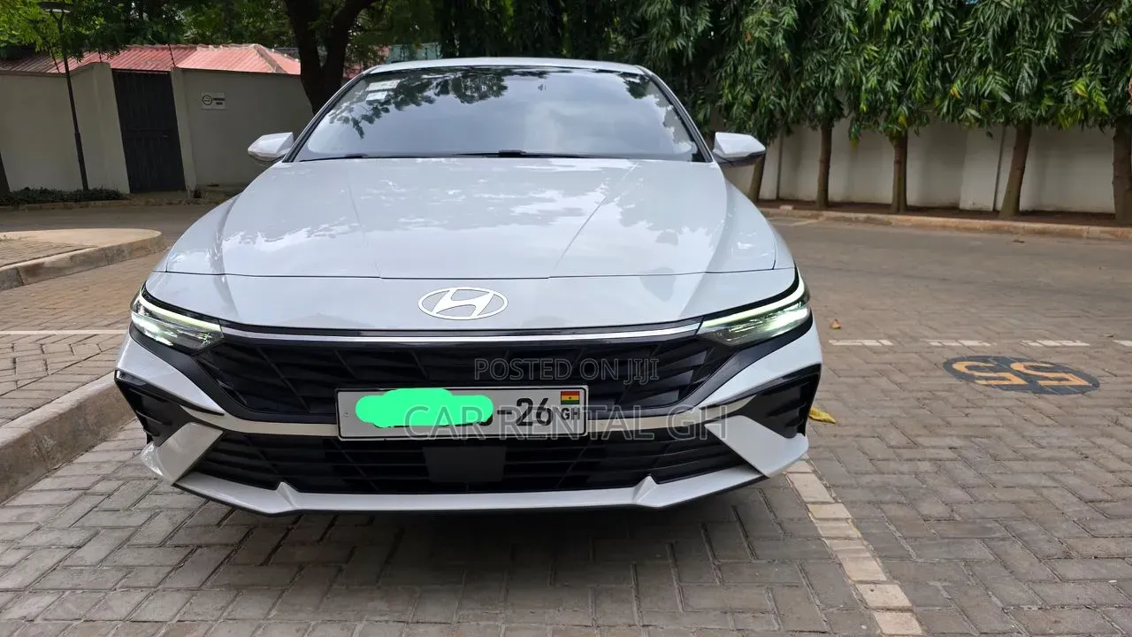 2026 Hyundai Elantra (White) for Rent – Brand New Luxury Feel