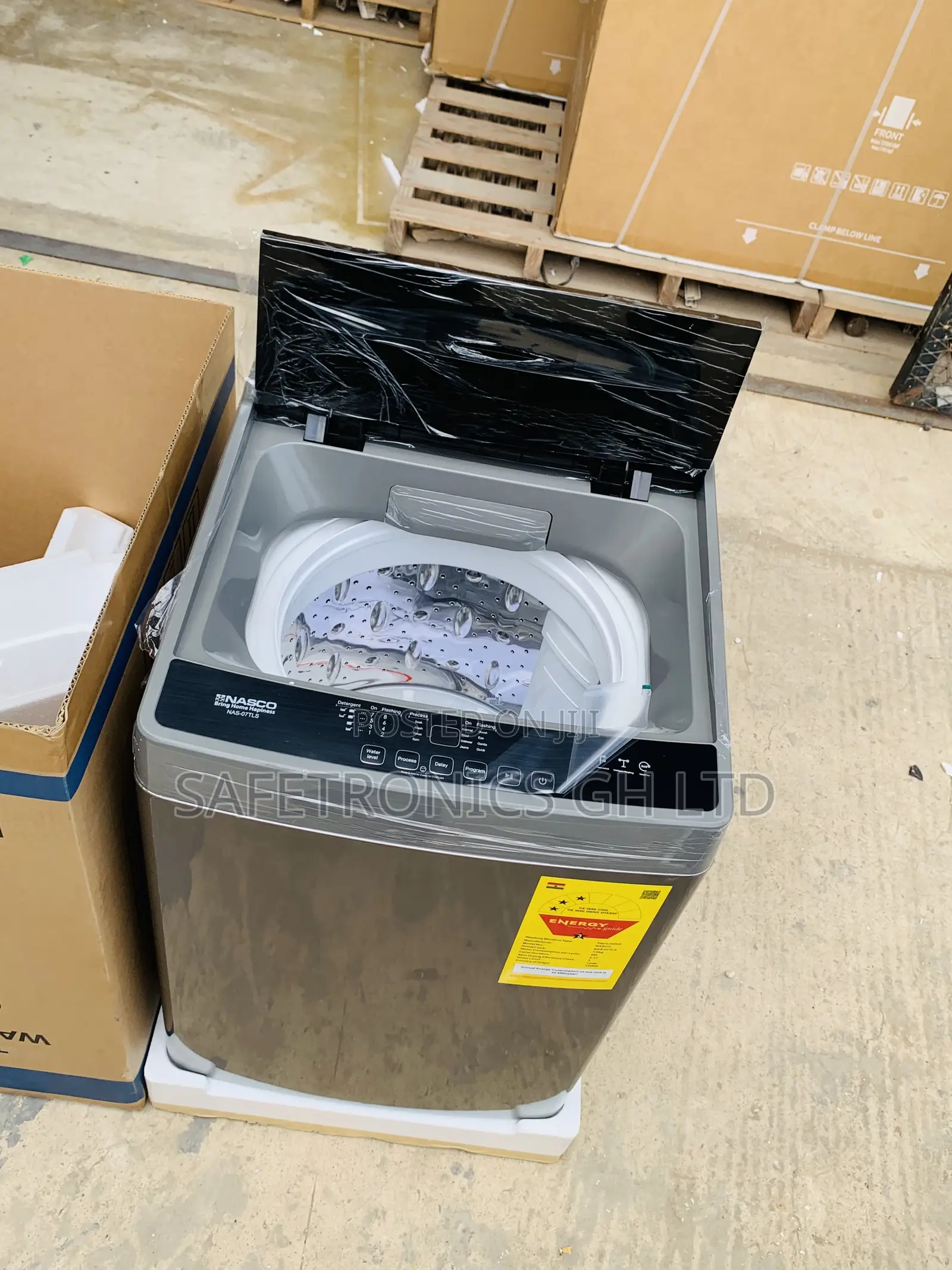 Lastest Grey Nasco 7kg Top Load Fully Automatic Washing Machine