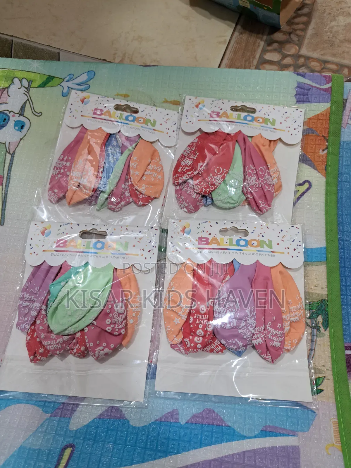 10 Pieces Happy Birthday Balloon ( Written On The It)Price For 2 Packs