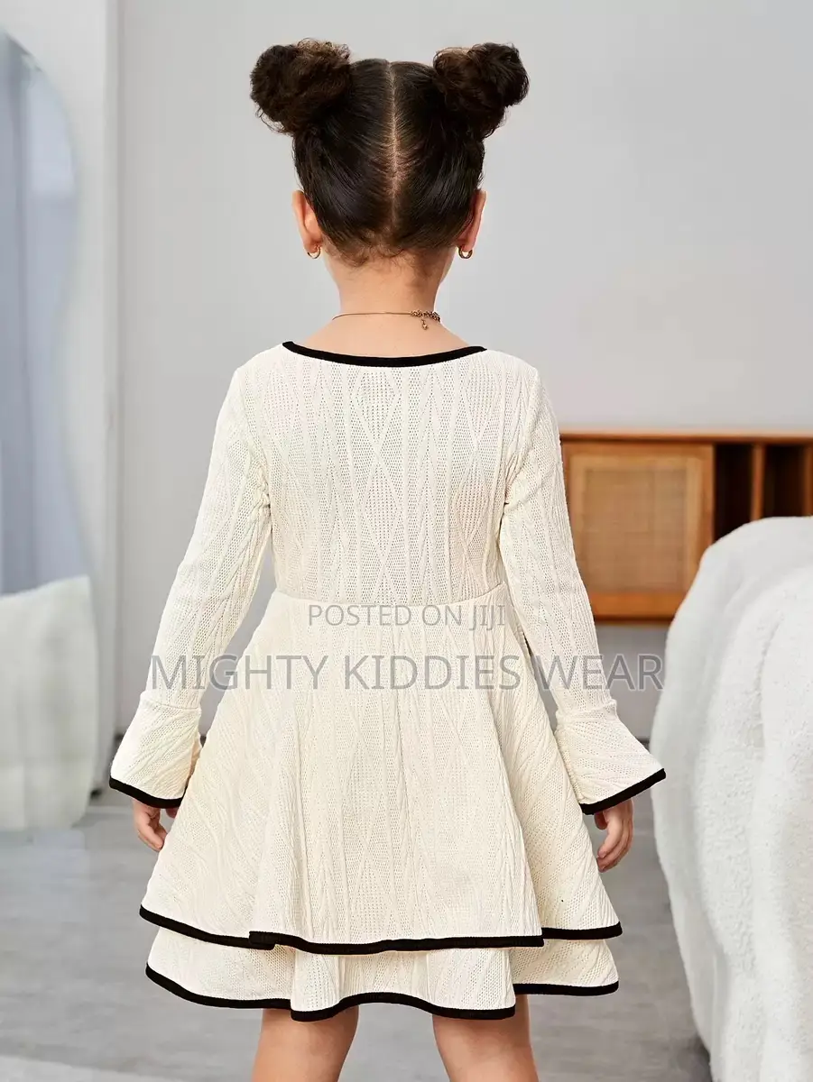 Elegant Style Double Layer Skirt Dress Age 5-8yrs Only