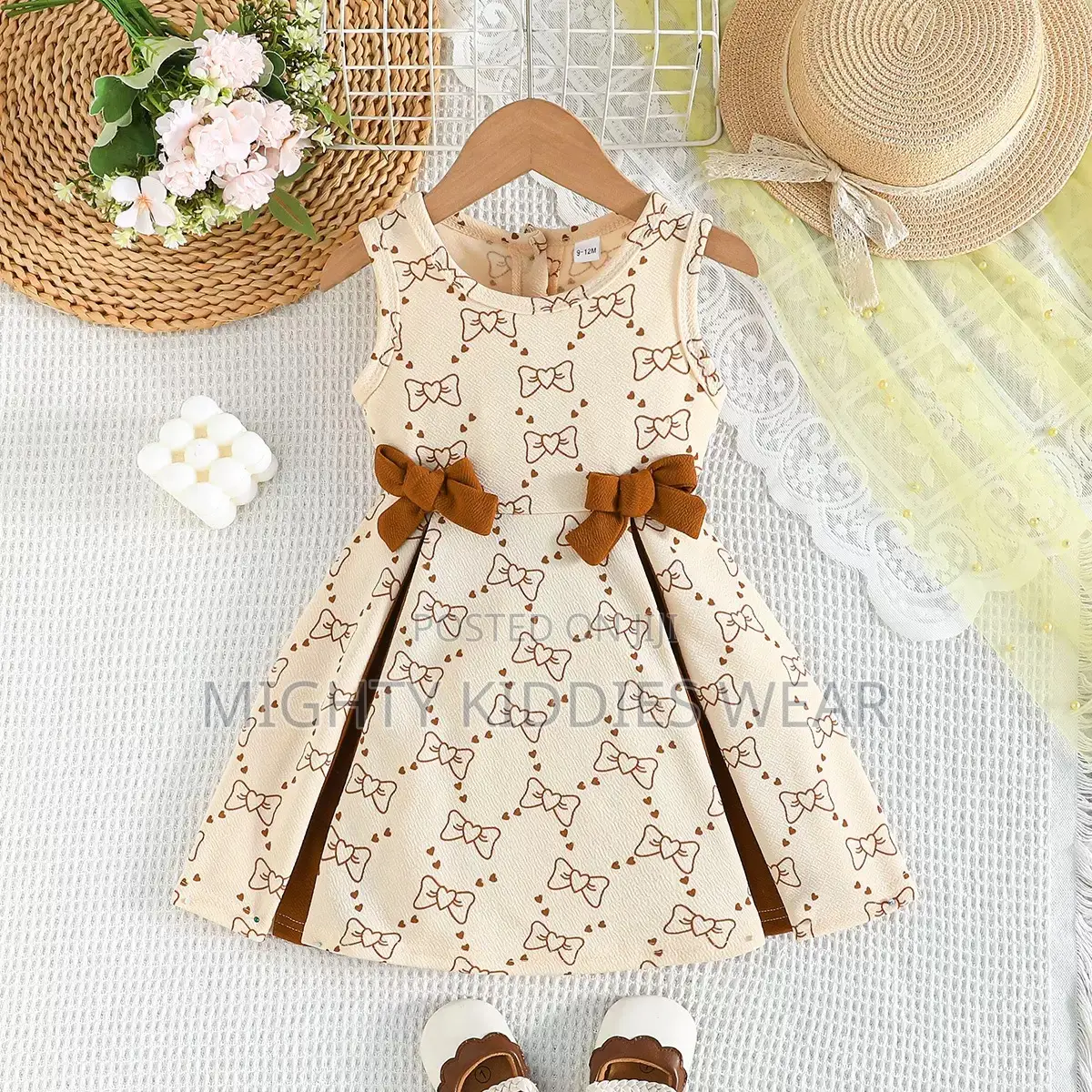 Baby Girls Floral Print Bow Outfits Ages 2-3yrs Only