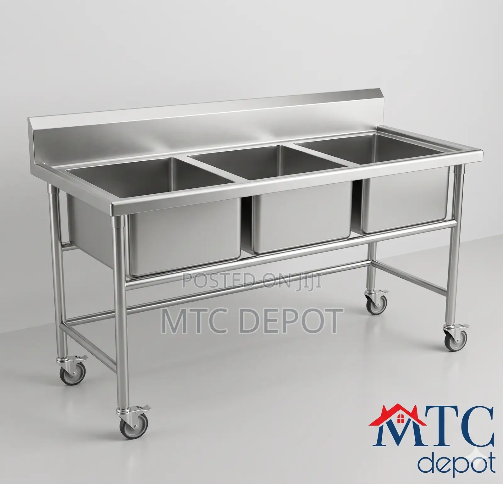Three Sink For Kitchen