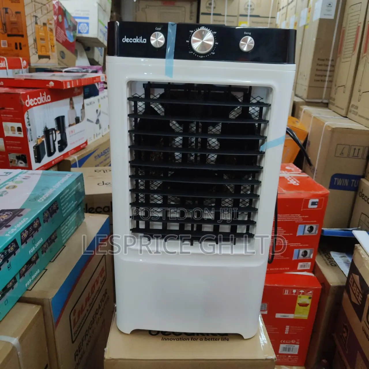 Stylishly Designed 100w Water Powered Air Cooler From Decakila