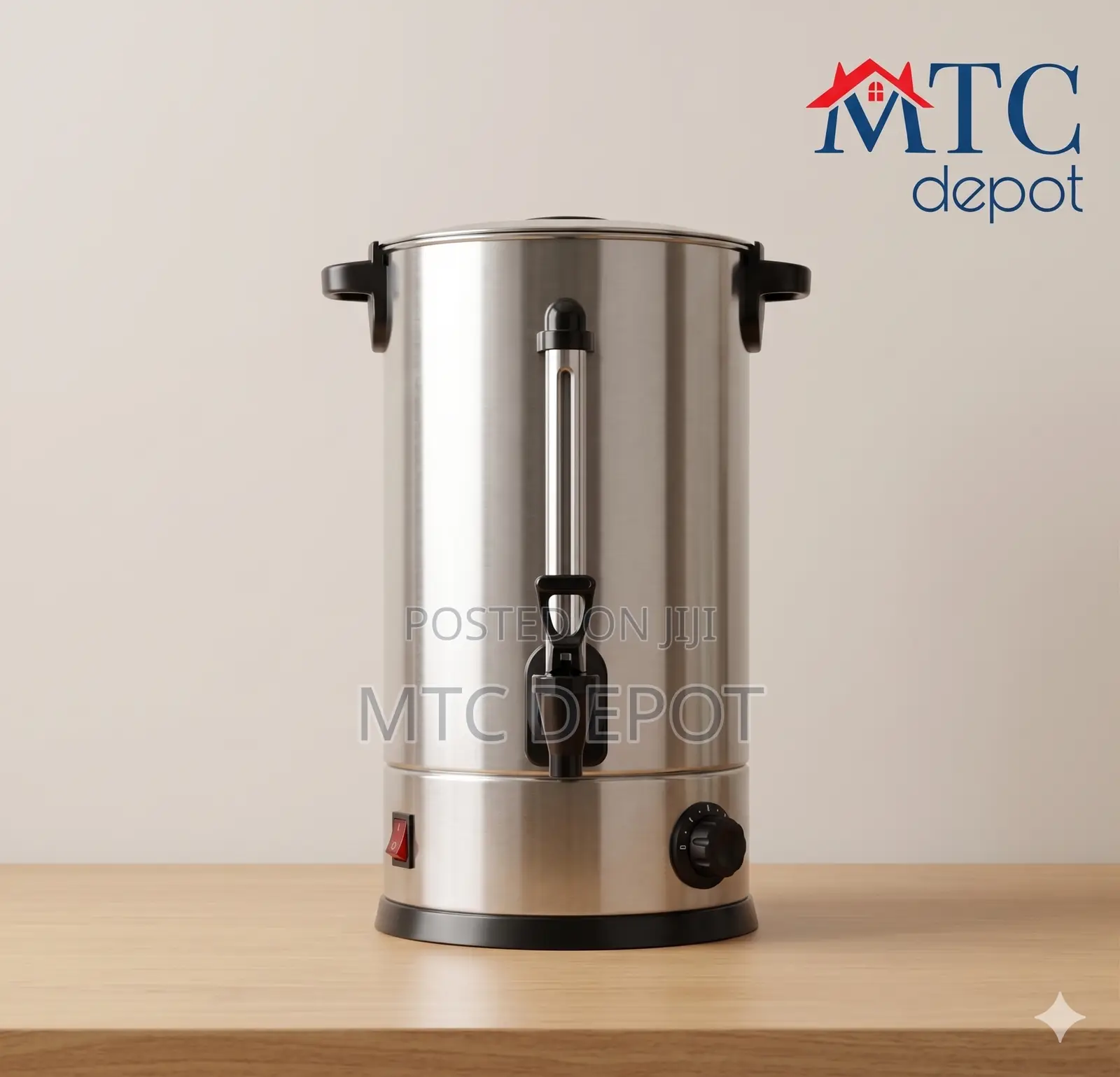 Stainless Steel Cover Hot Water Bucket
