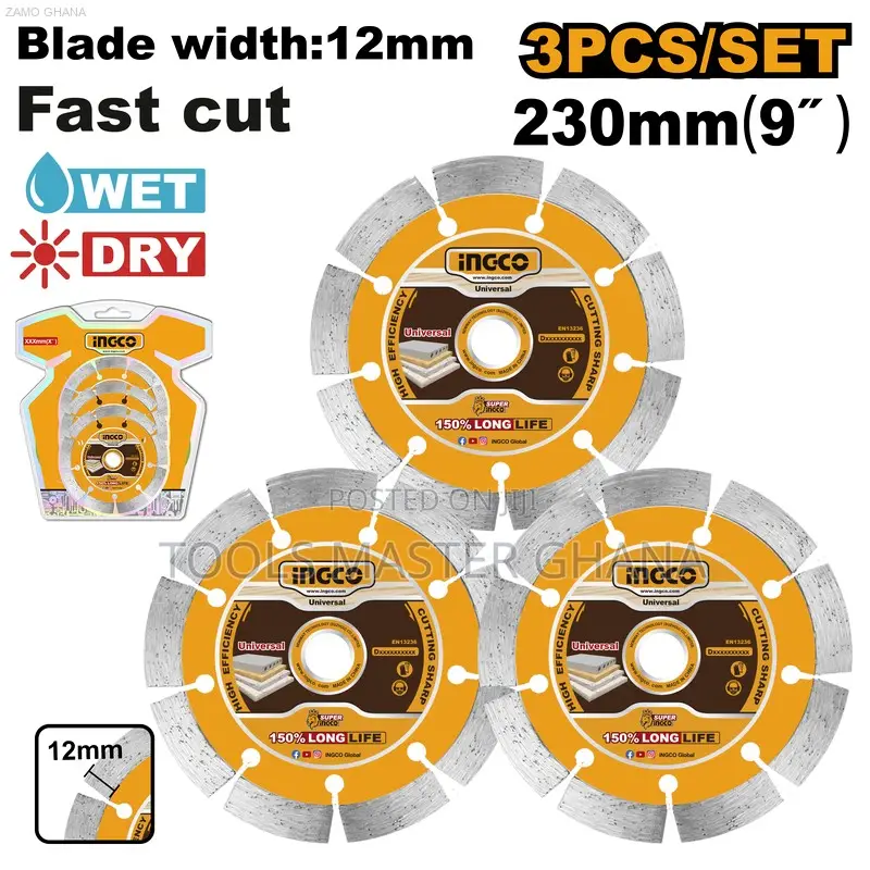 3 PCS Dry Diamond Disc Set - Dmd012308