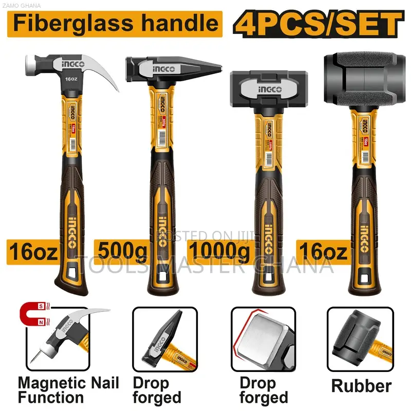 4pcs Hammer Set - Hch9004