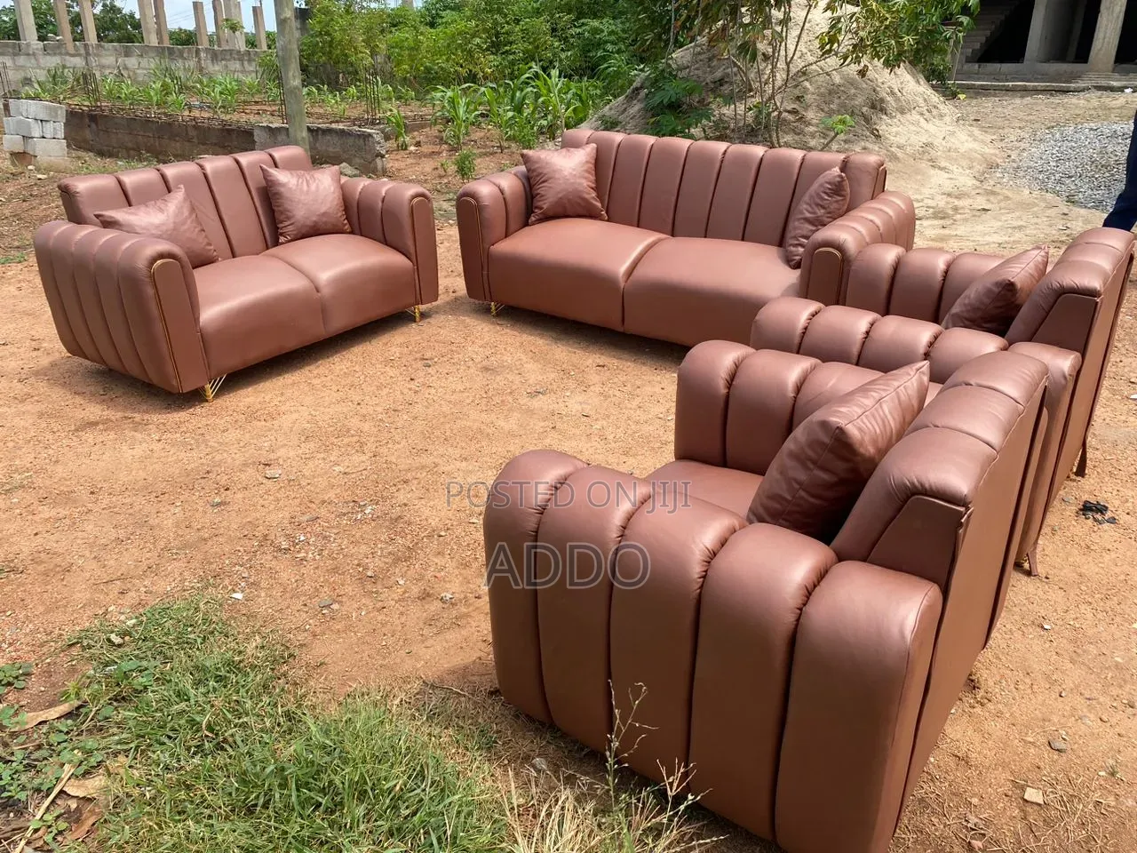 Full Set Sofa Italian Leather for Sale