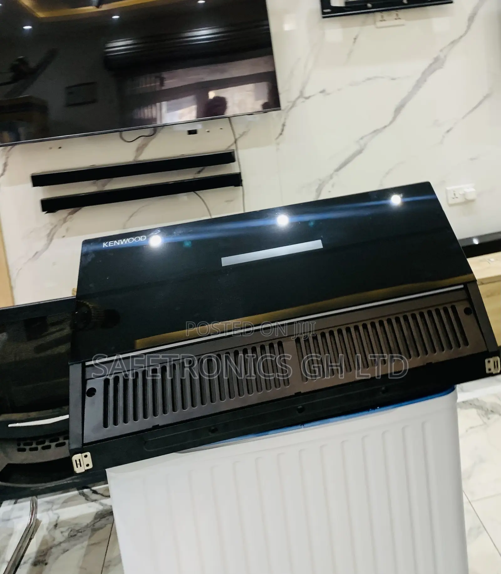 Just Purchase Kenwood 90cm Extractor in a Mirror Black