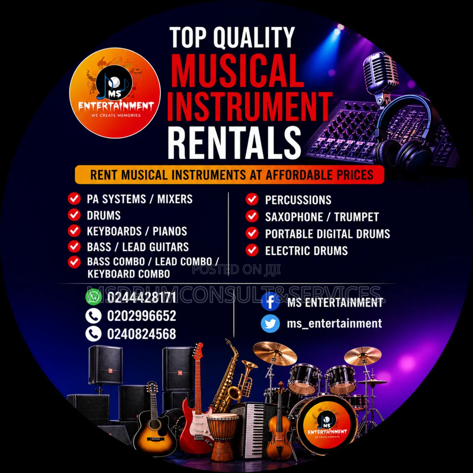 Musical Instruments Rentals
