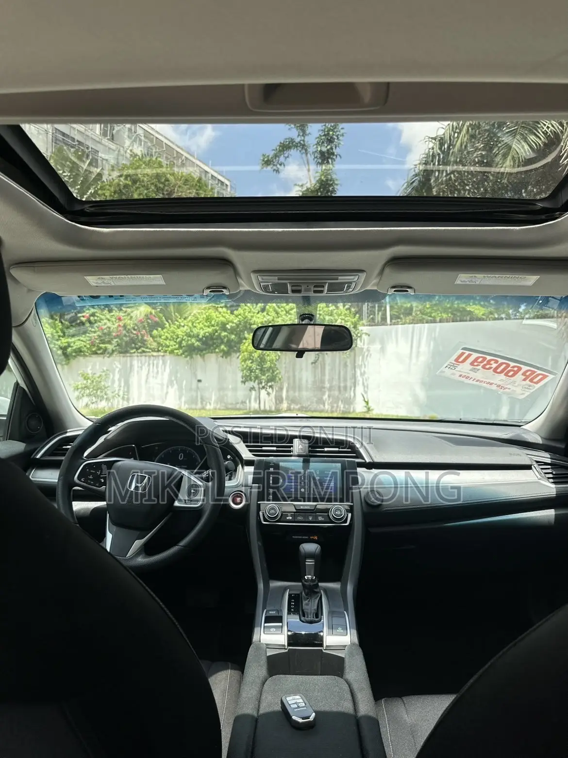 Honda Civic EX 4dr Sedan (1.5L 4cyl) 2016 White