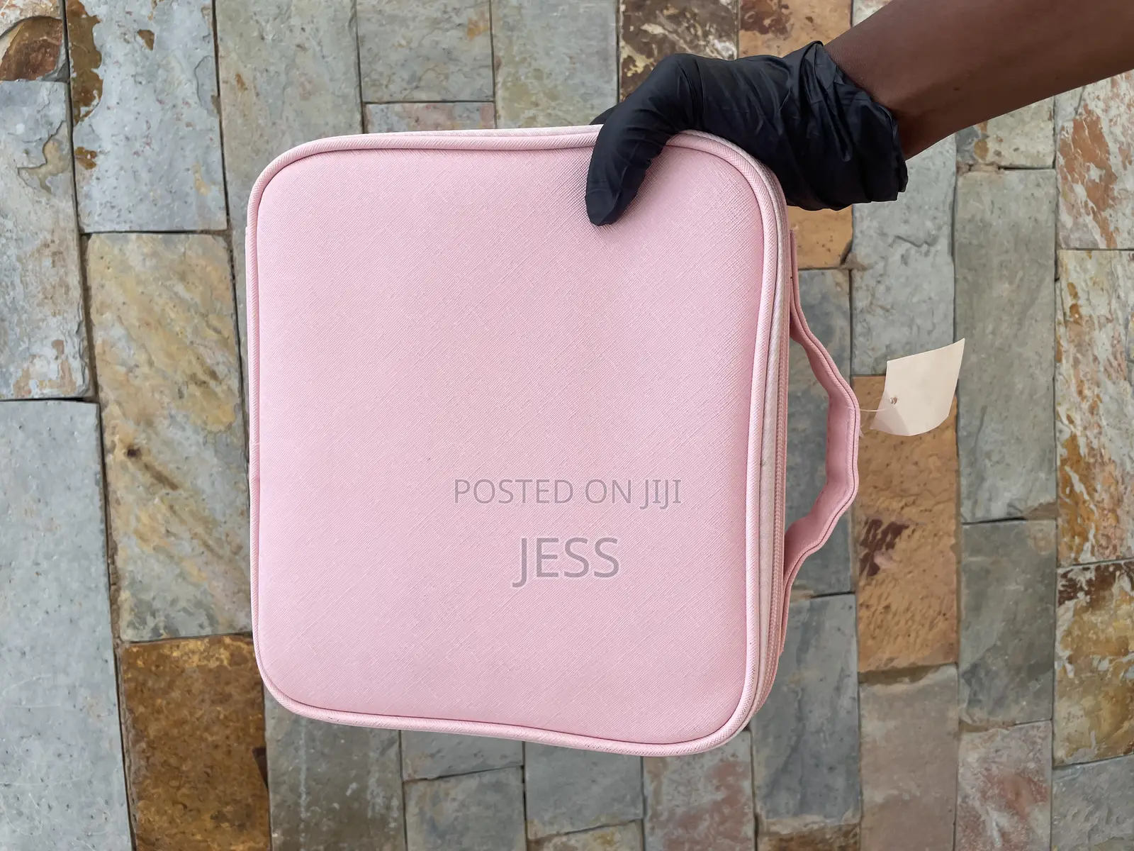 Soft Pink Jewelry/Make Up Bag