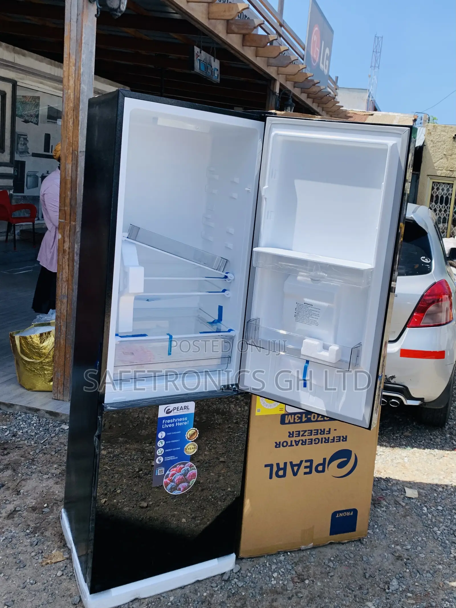 Kindly Try Pearl Pf-370-13m 262-Liter Double-Door Bottom-Mount
