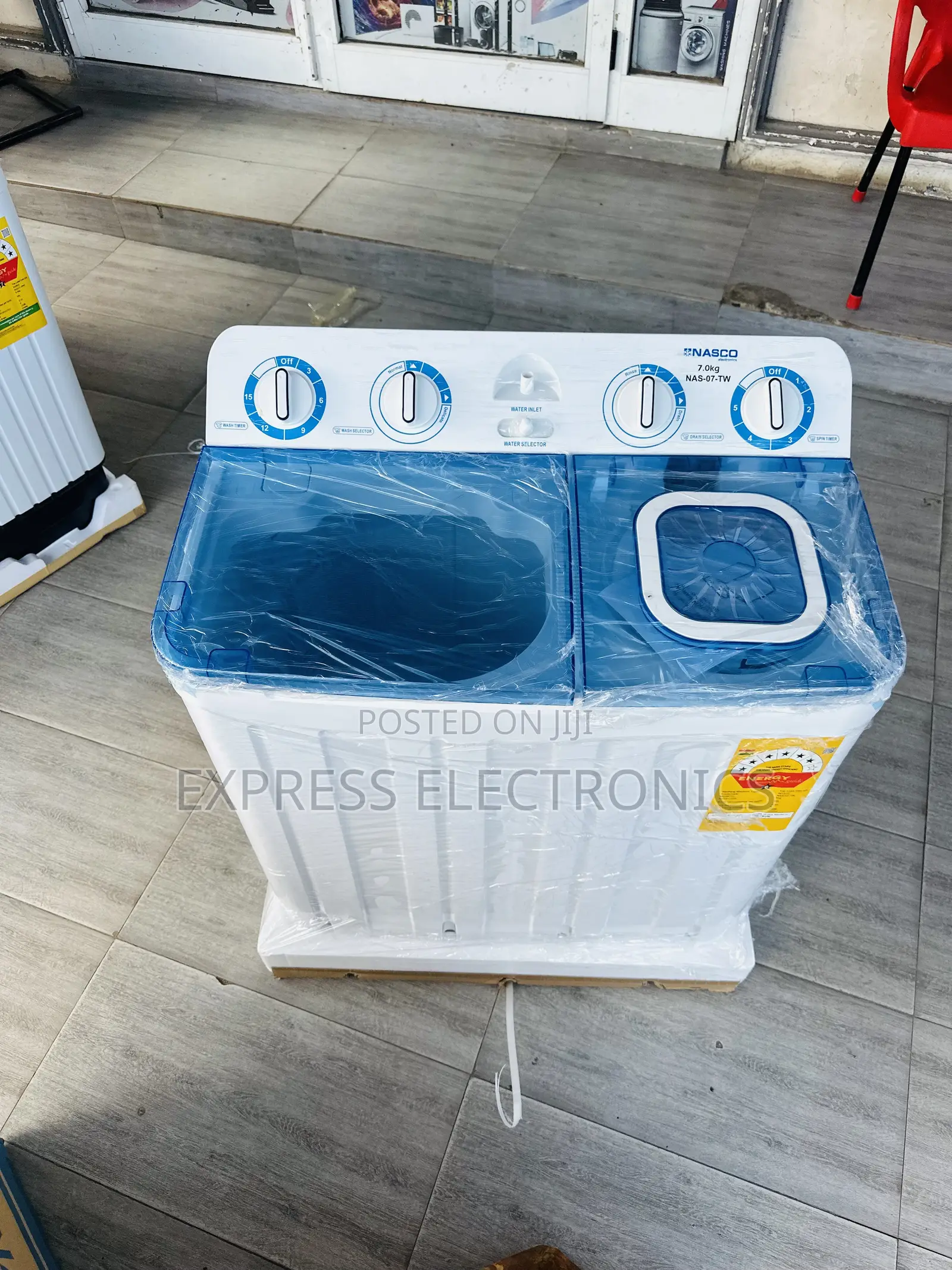 Quick Wash and Spin 7kg Topload Twintub Nasco