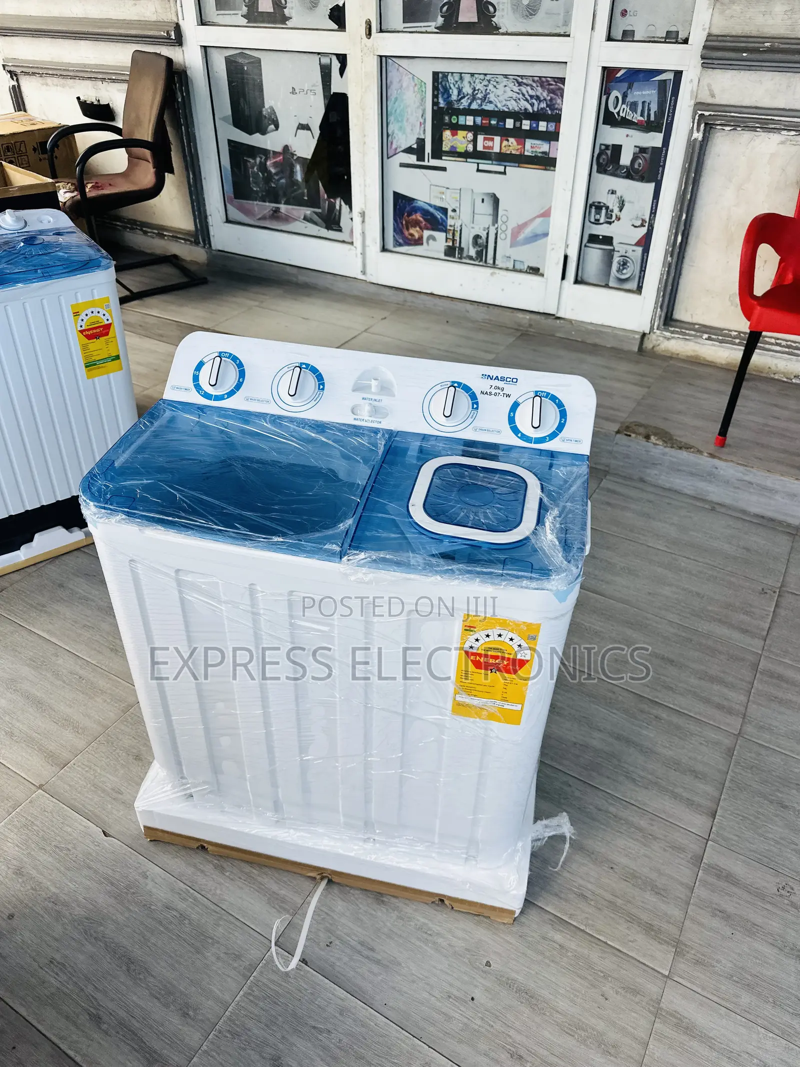 Available Now at Store Nasco 7kg Topload Twintub White