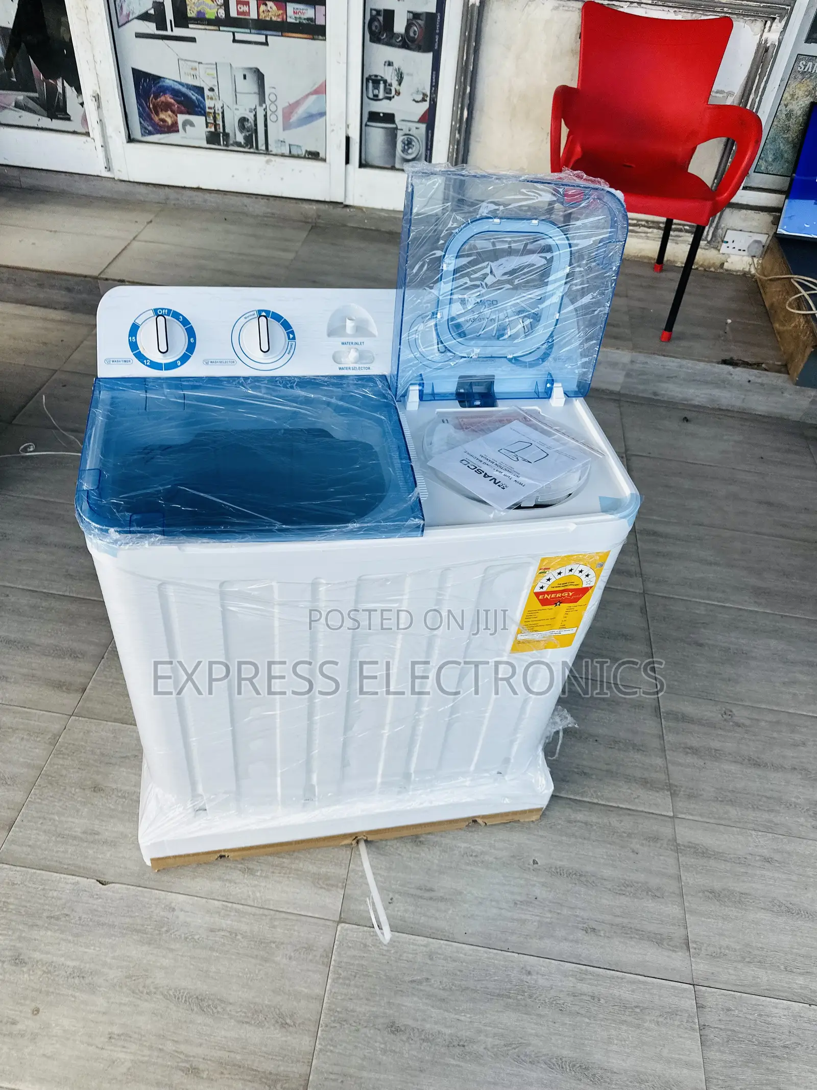 Less Expensive White 7-Kg Nasco Washing Machine Than